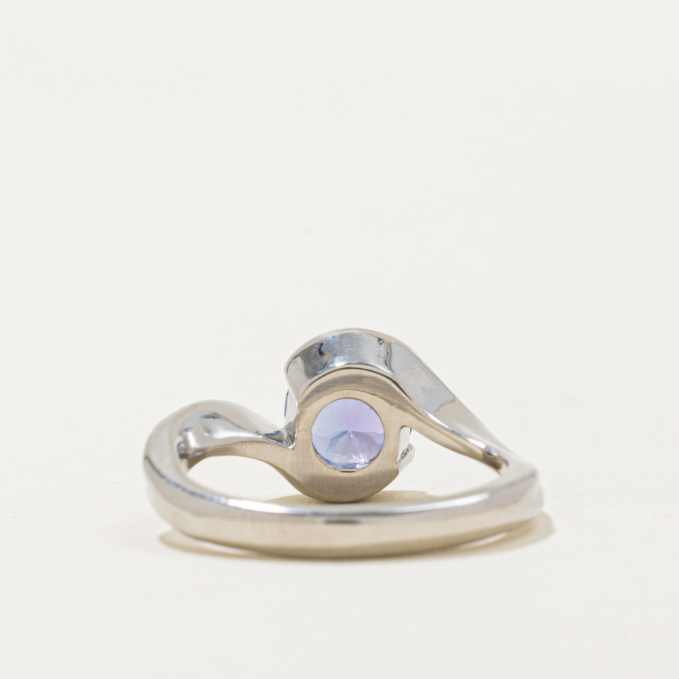 '100 Ways' Platinum Tanzanite Bypass Ring | 1.64ct | SZ 7