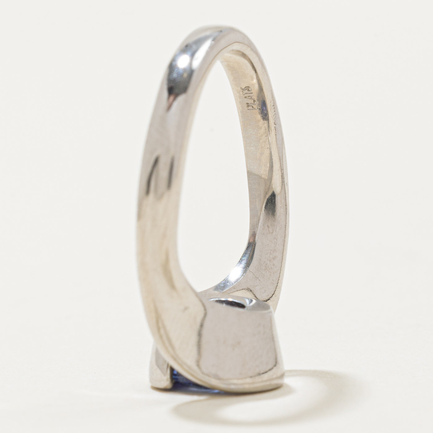 '100 Ways' Platinum Tanzanite Bypass Ring | 1.64ct | SZ 7