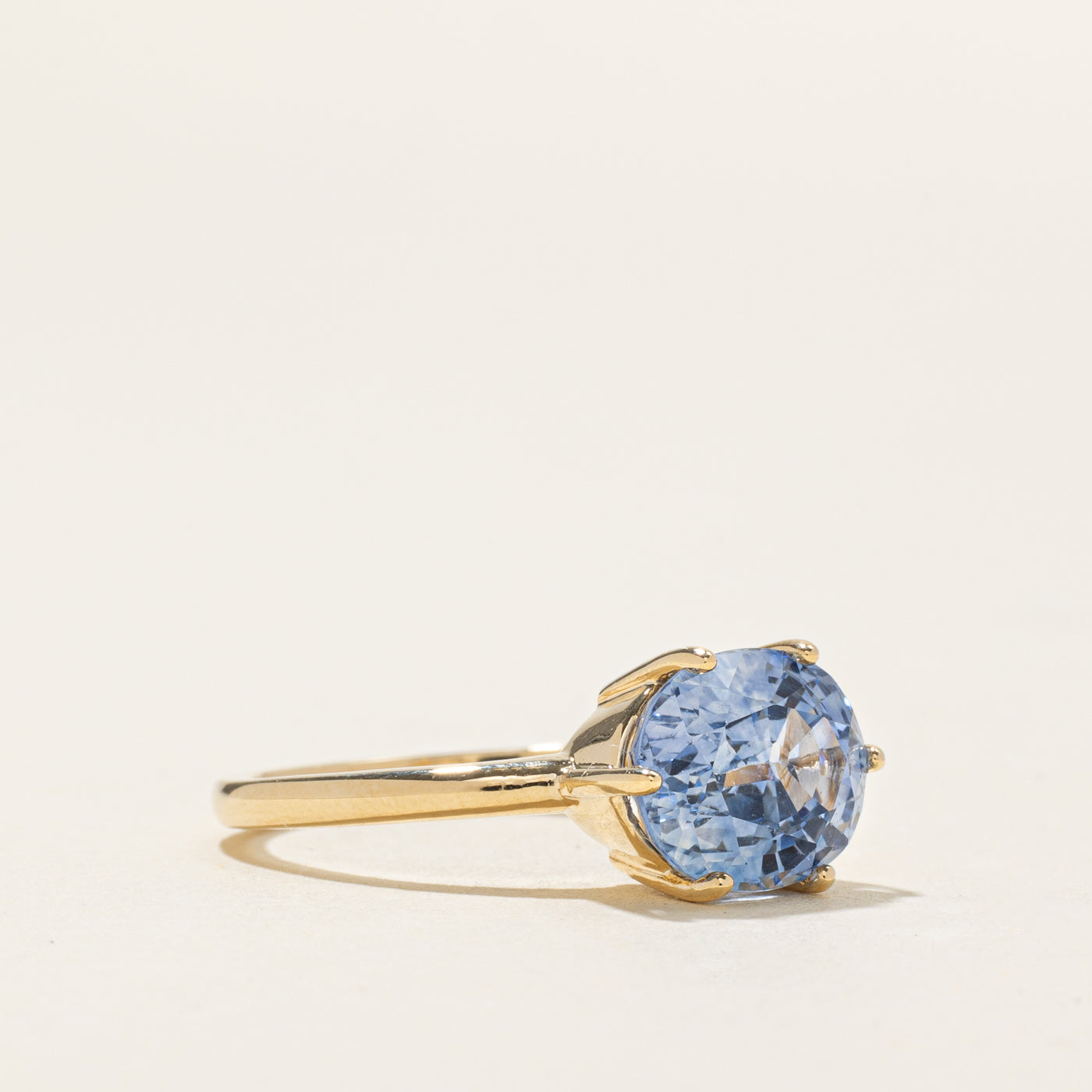 '100 Ways' East West Ceylon Sapphire Ring | 3.86ct | SZ 7