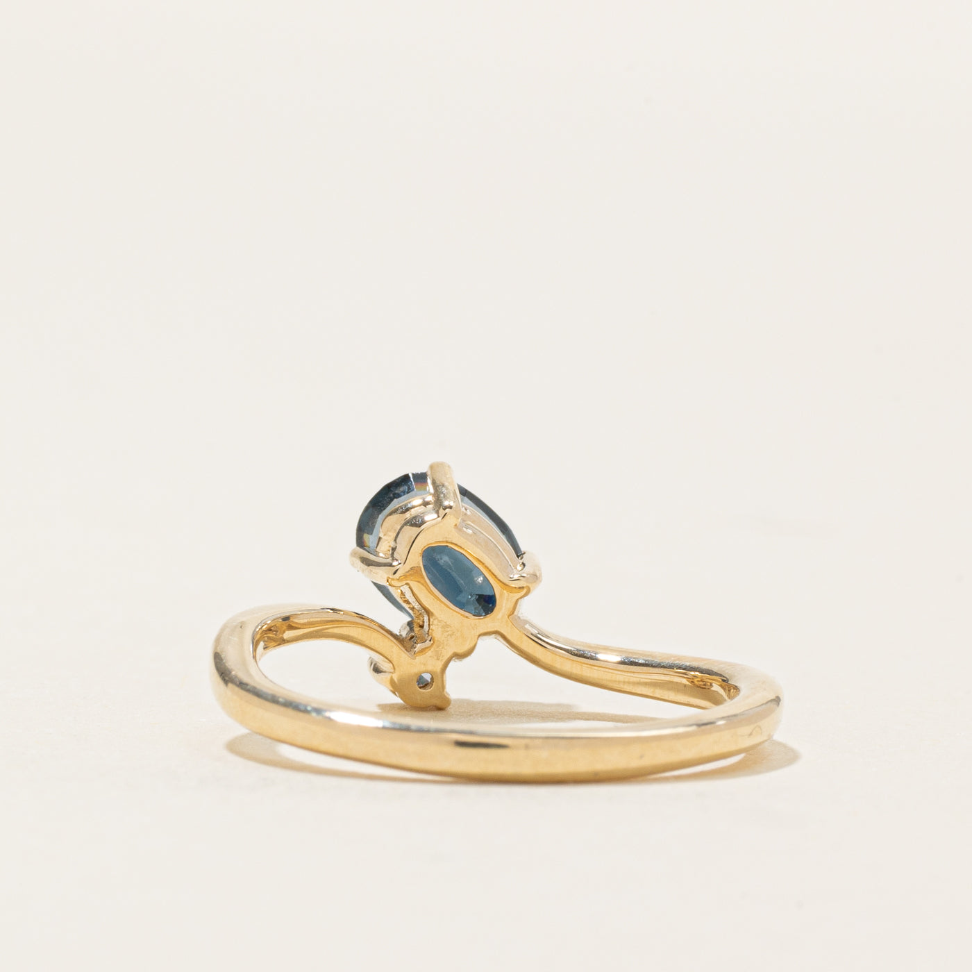 '100 Ways' Toi et Moi Sapphire & Diamond Ring | 1.12ct, 0.06ct | SZ 7