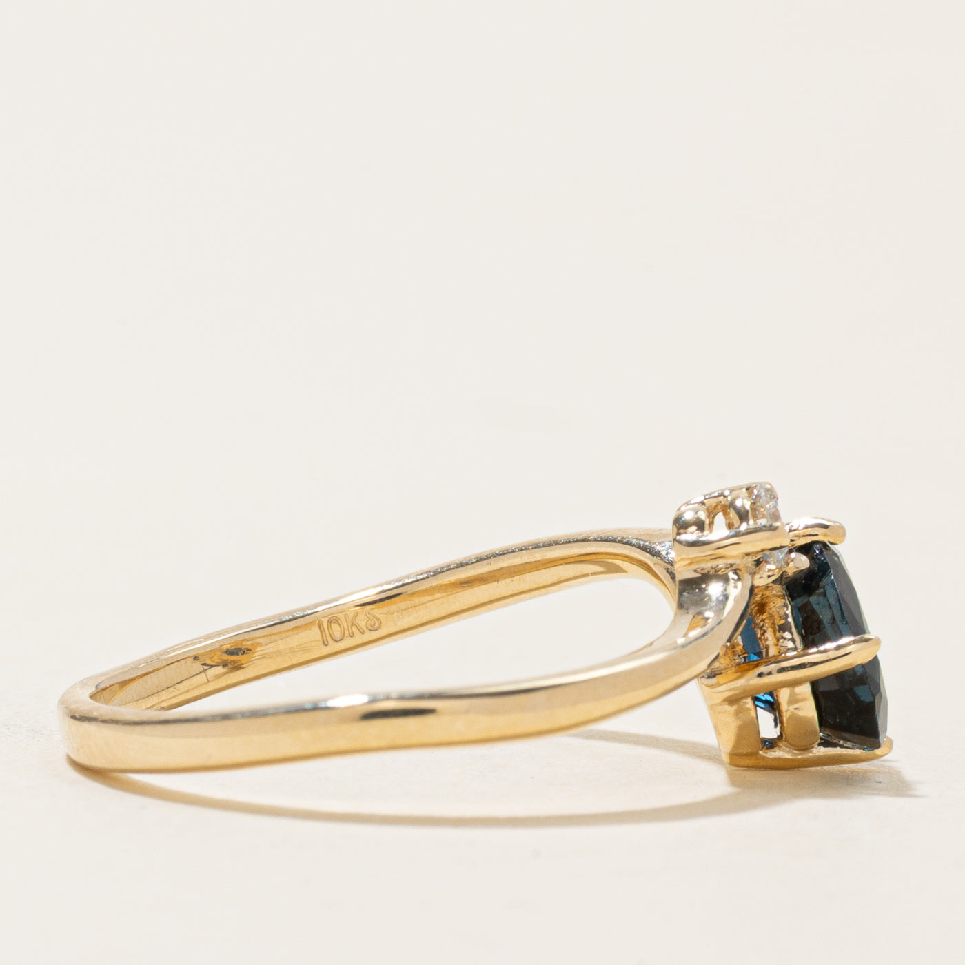 '100 Ways' Toi et Moi Sapphire & Diamond Ring | 1.12ct, 0.06ct | SZ 7