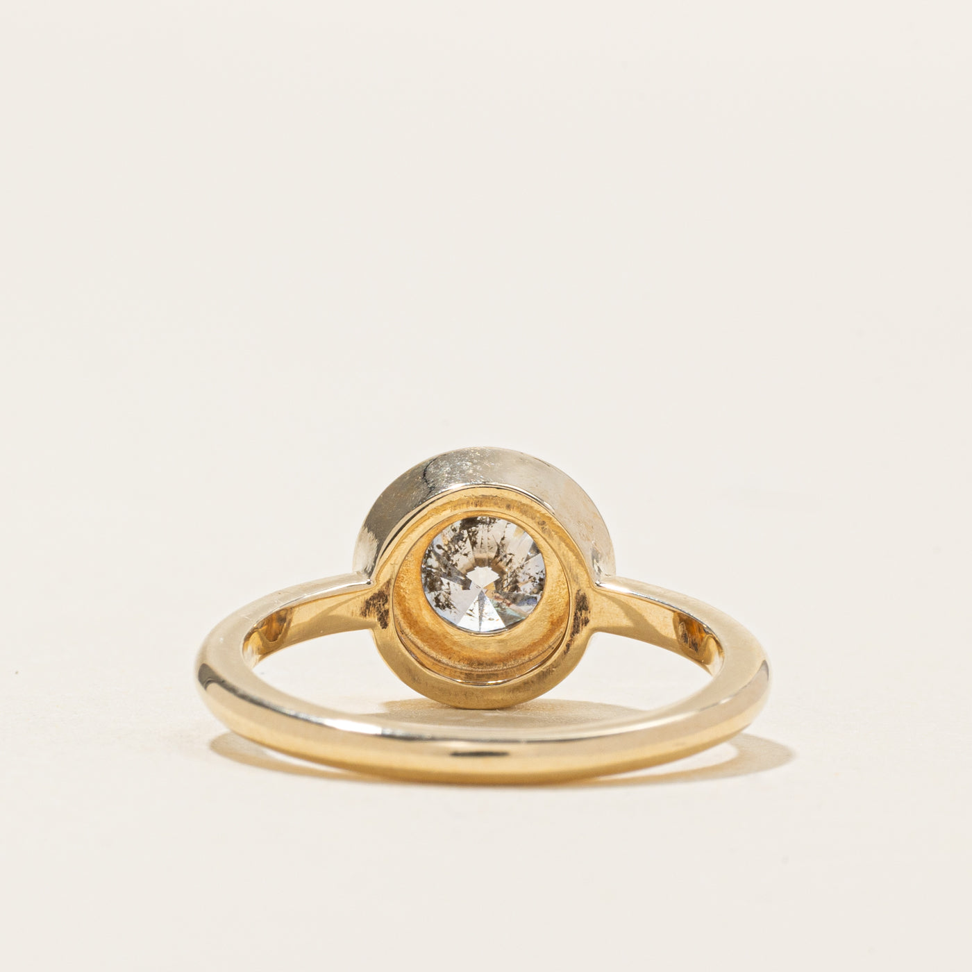 '100 Ways' GIA Bezel Set Salt and Pepper Diamond Ring | 1.00ct | SZ 7