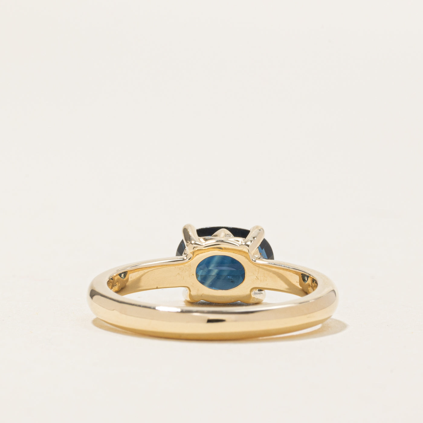 '100 Ways' East West Teal Sapphire Ring | 2.00ct | SZ 7