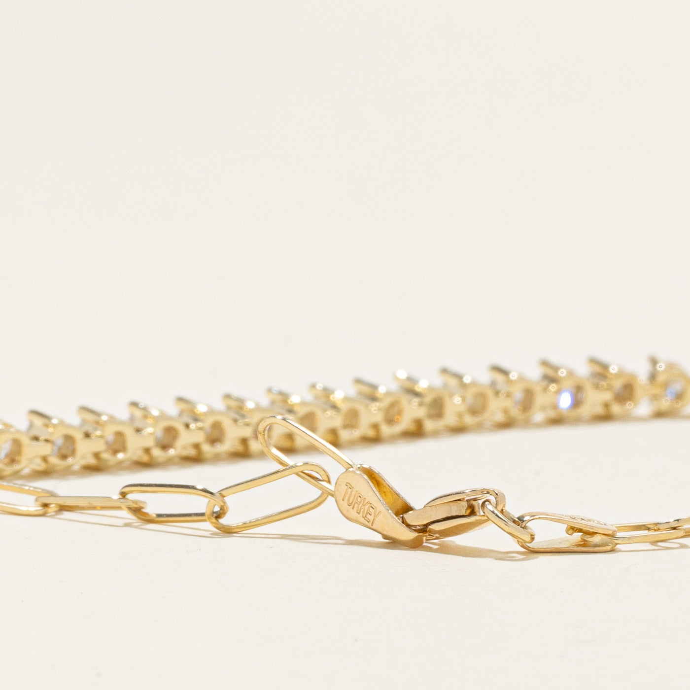 '100 Ways' Paperclip Diamond Tennis Bracelet | 2.25ctw | 7"