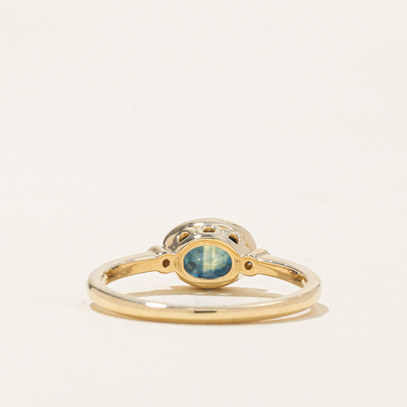 '100 Ways' East West Sapphire & Diamond Ring | 1.35ct, 0.01ct | SZ 7