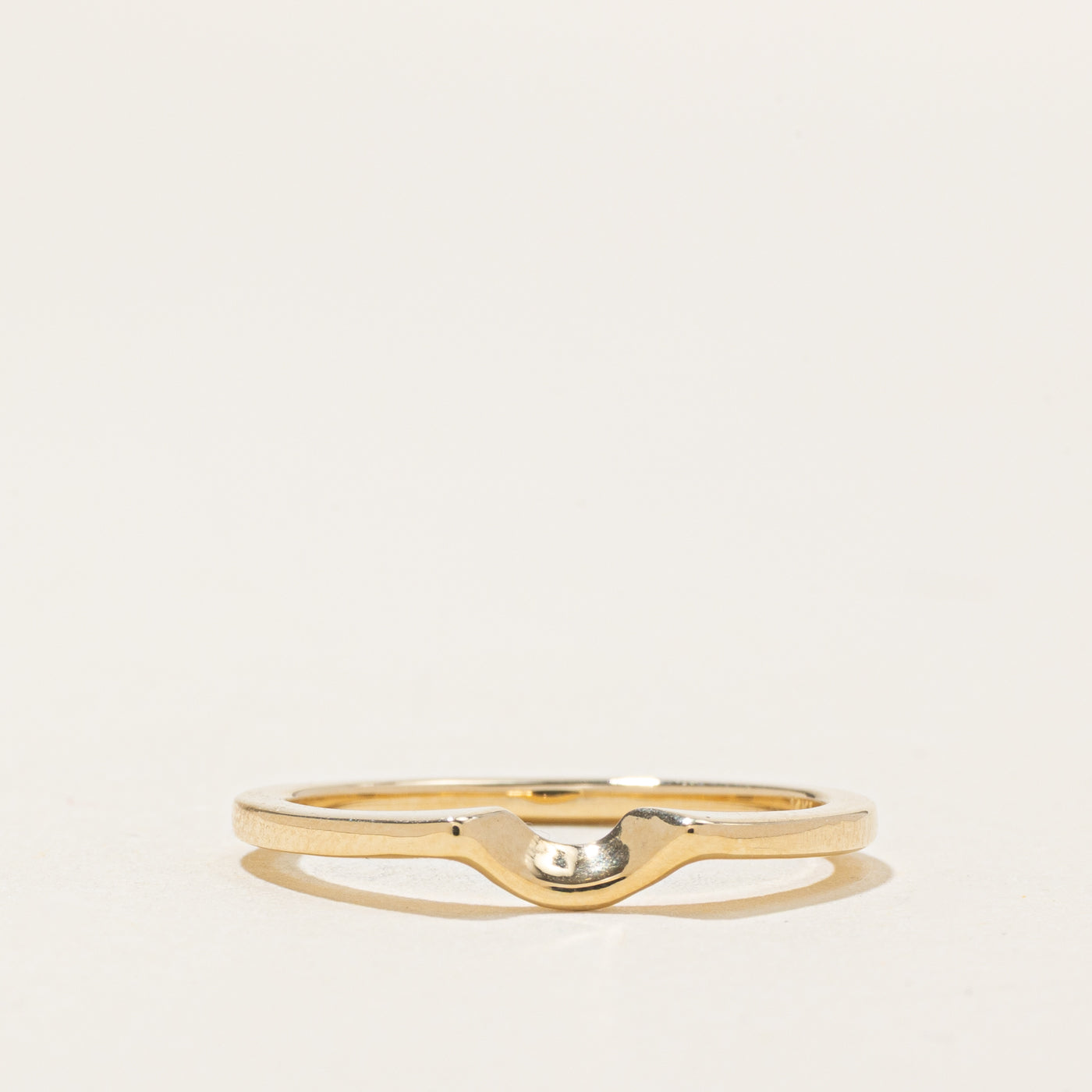 '100 Ways' 14k Yellow Gold Contour Ring | SZ 7