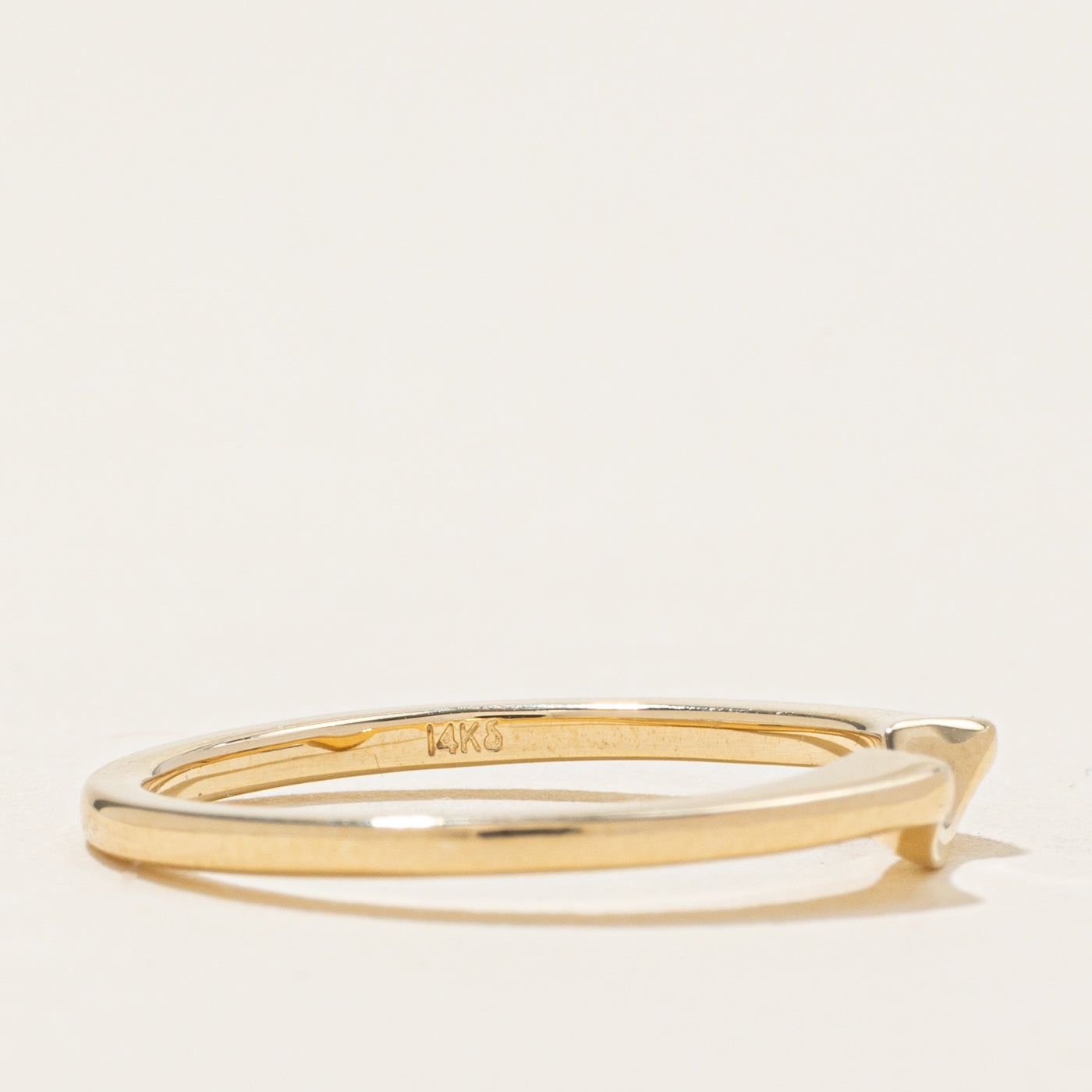 '100 Ways' 14k Yellow Gold Contour Ring | SZ 7