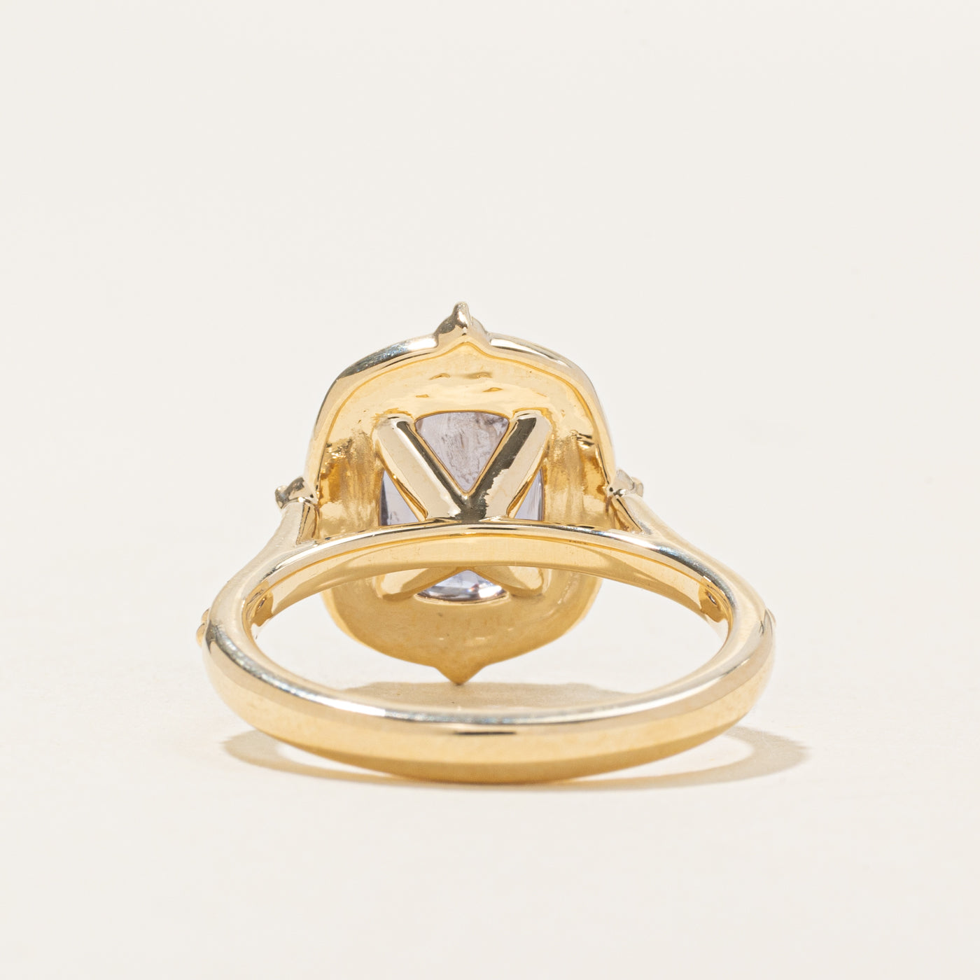 '100 Ways' Elongated Cushion Spinel & Diamond Ring | 3.18ct, 0.07ctw | SZ 6