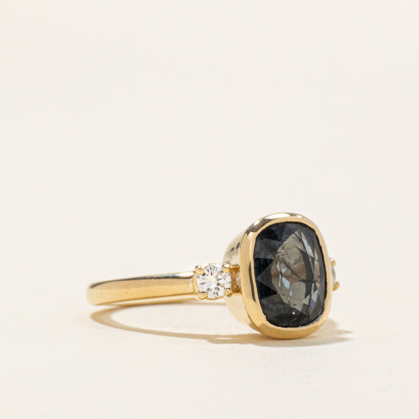 '100 Ways' Bezel Set Spinel & Diamond Ring | 2.75ct, 0.20ct | SZ 7