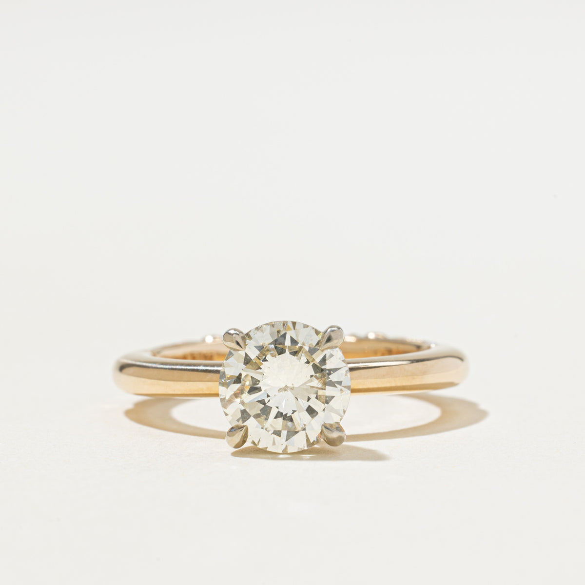 '100 Ways x Anton Pavlenko Design' 14k GIA Diamond Hidden Halo Ring | GIA 1.82ct I1 M, 0.14ctw | SZ 7