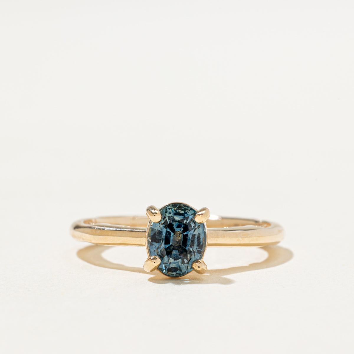 '100 Ways x Anton Pavlenko Design' 14k Montana Sapphire & Diamond Accented Ring | 1.63ct, 0.30ctw | SZ 7