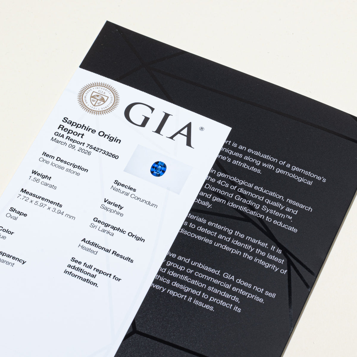 '100 Ways x Anton Pavlenko Design' 14k GIA Sapphire & Diamond Hidden Halo Ring | GIA 1.56ct, 0.10ctw | SZ 6.5