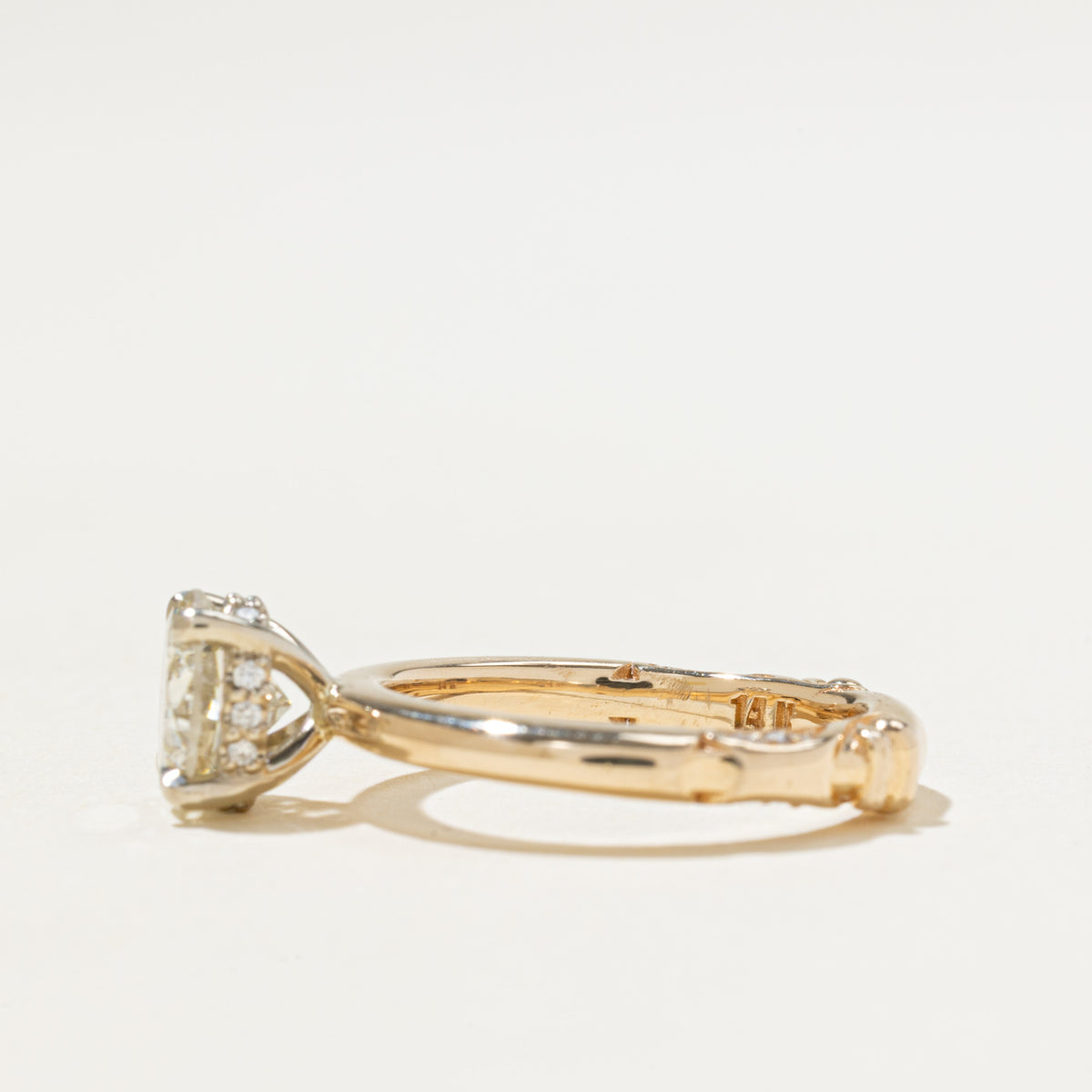 '100 Ways x Anton Pavlenko Design' 14k GIA Diamond Hidden Halo Ring | GIA 1.82ct I1 M, 0.14ctw | SZ 7