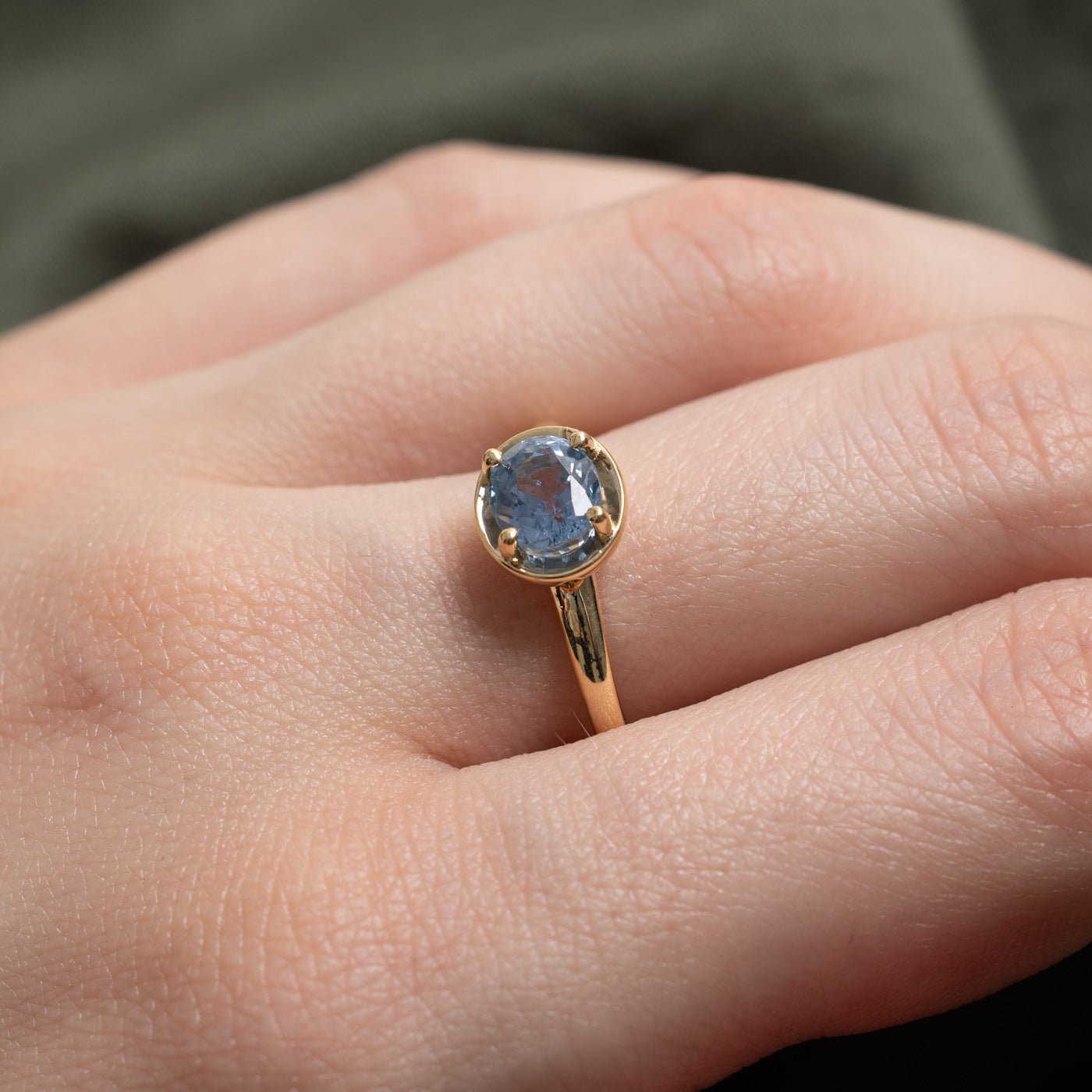 '100 Ways' 10k Yellow Gold East West Sapphire Ring | 1.71ct | SZ 7