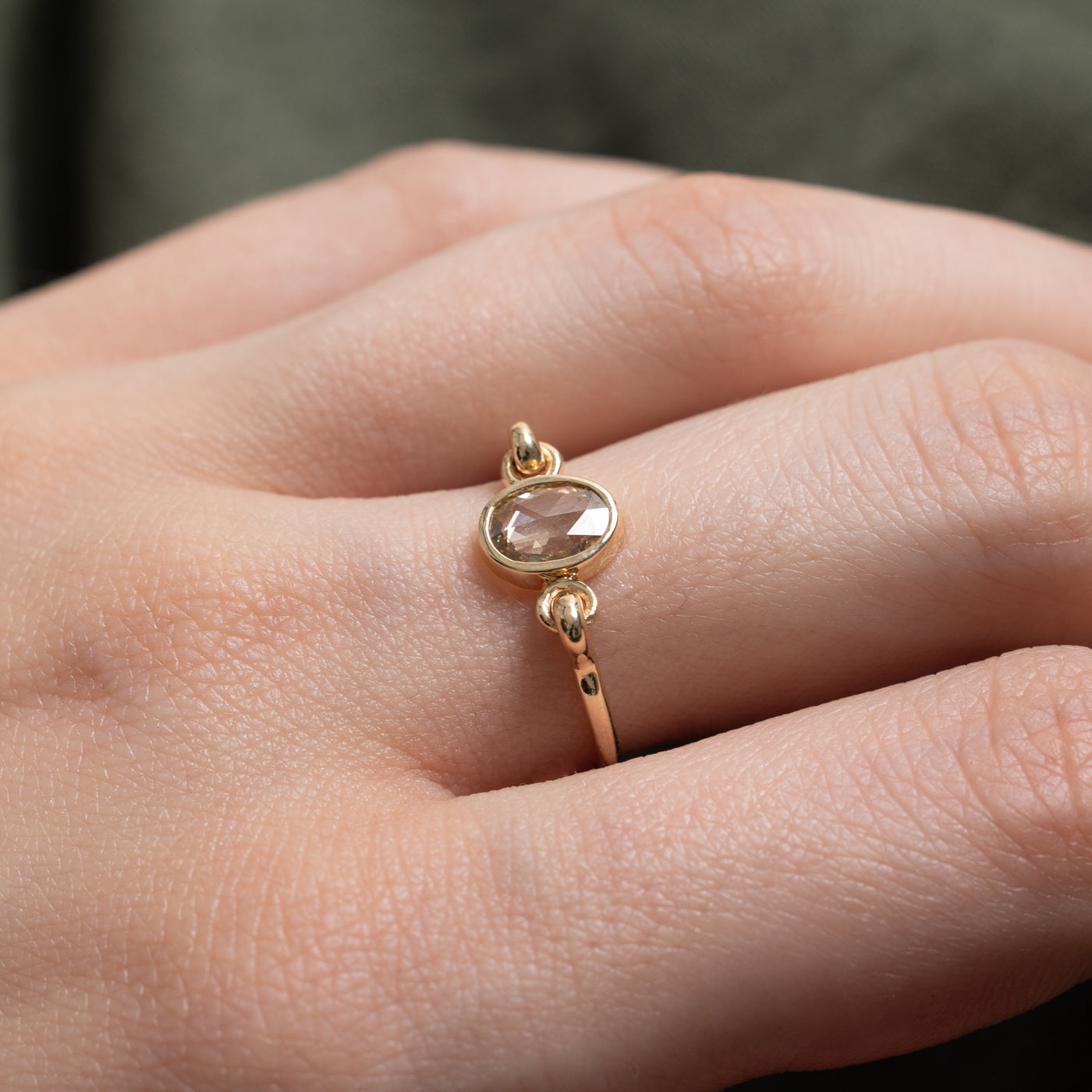 '100 Ways' 9k Yellow Gold Rose Cut Diamond Ring | 0.40ct I2/I3 Brown | SZ 6