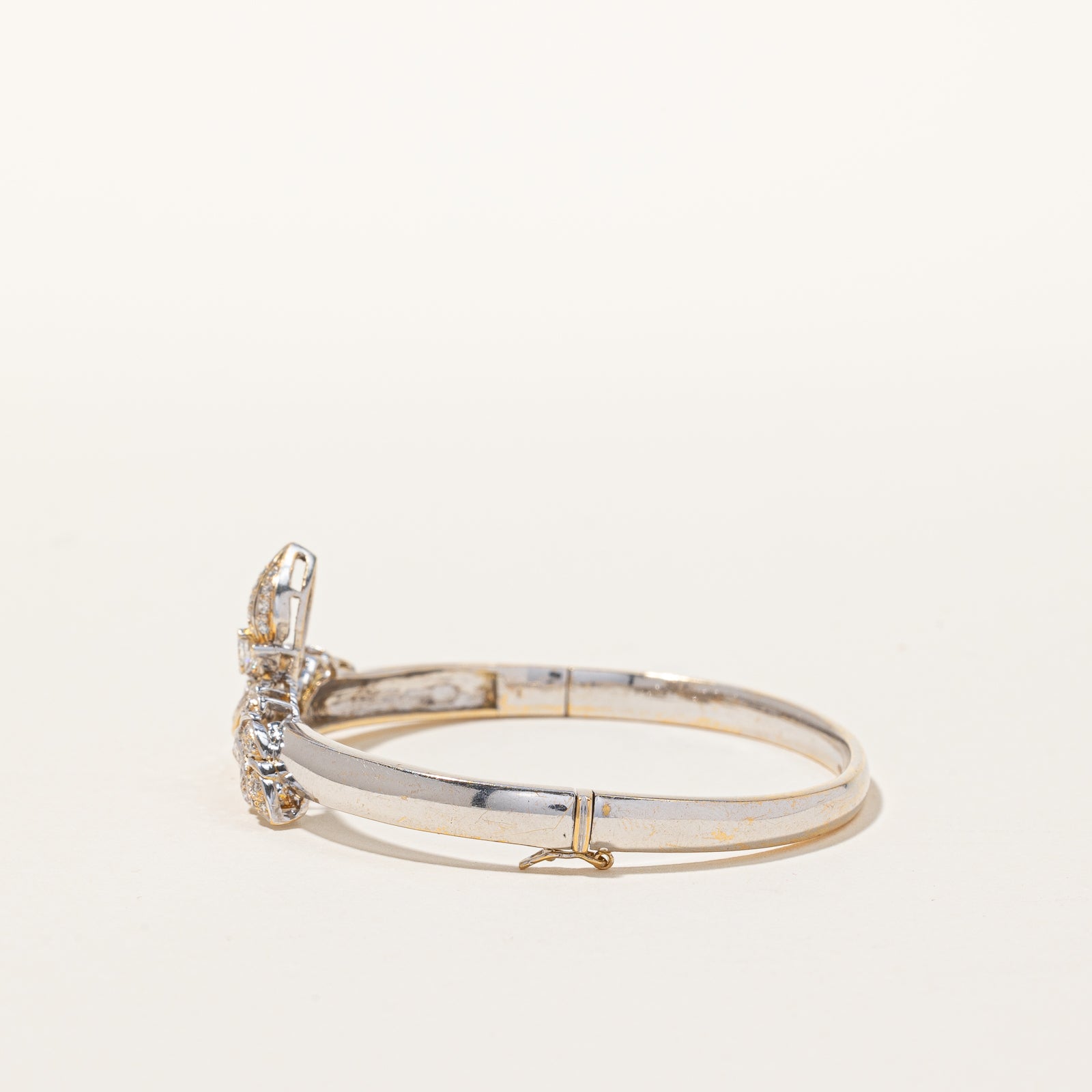 Ornate Diamond Leaf Bracelet | 0.52ctw | 7" |