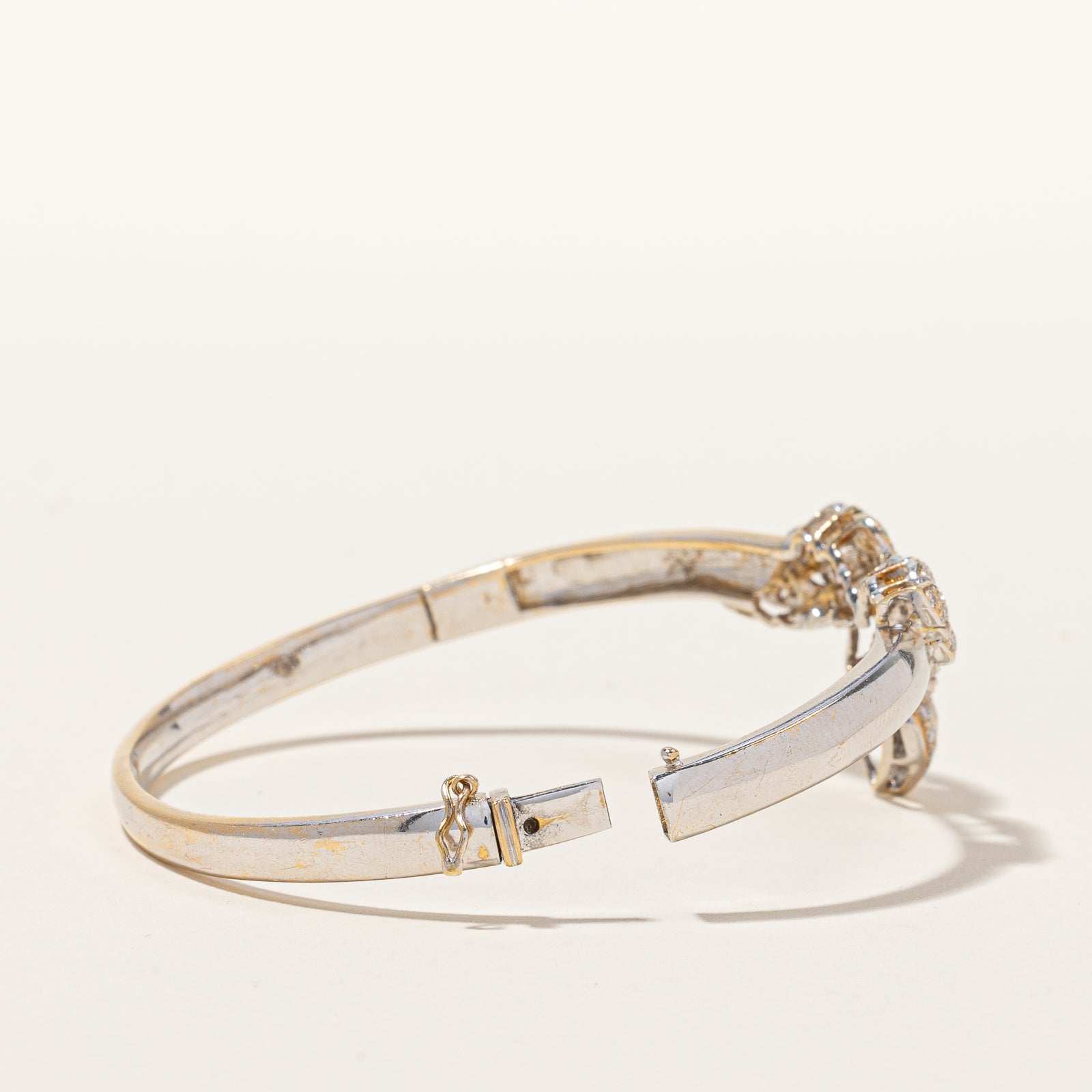 Ornate Diamond Leaf Bracelet | 0.52ctw | 7" |