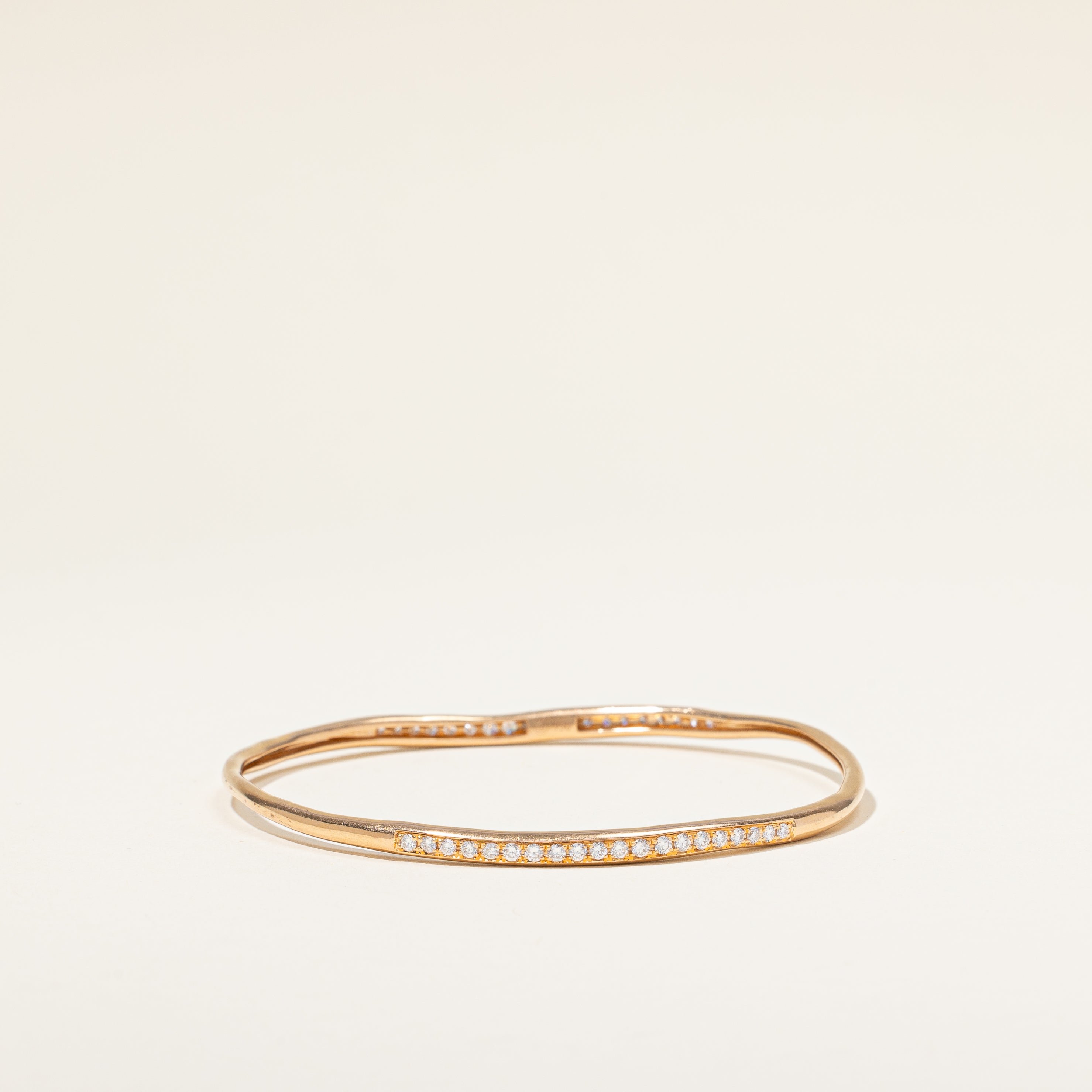 Diamond Freeform Bangle | 0.75ctw | 8" |