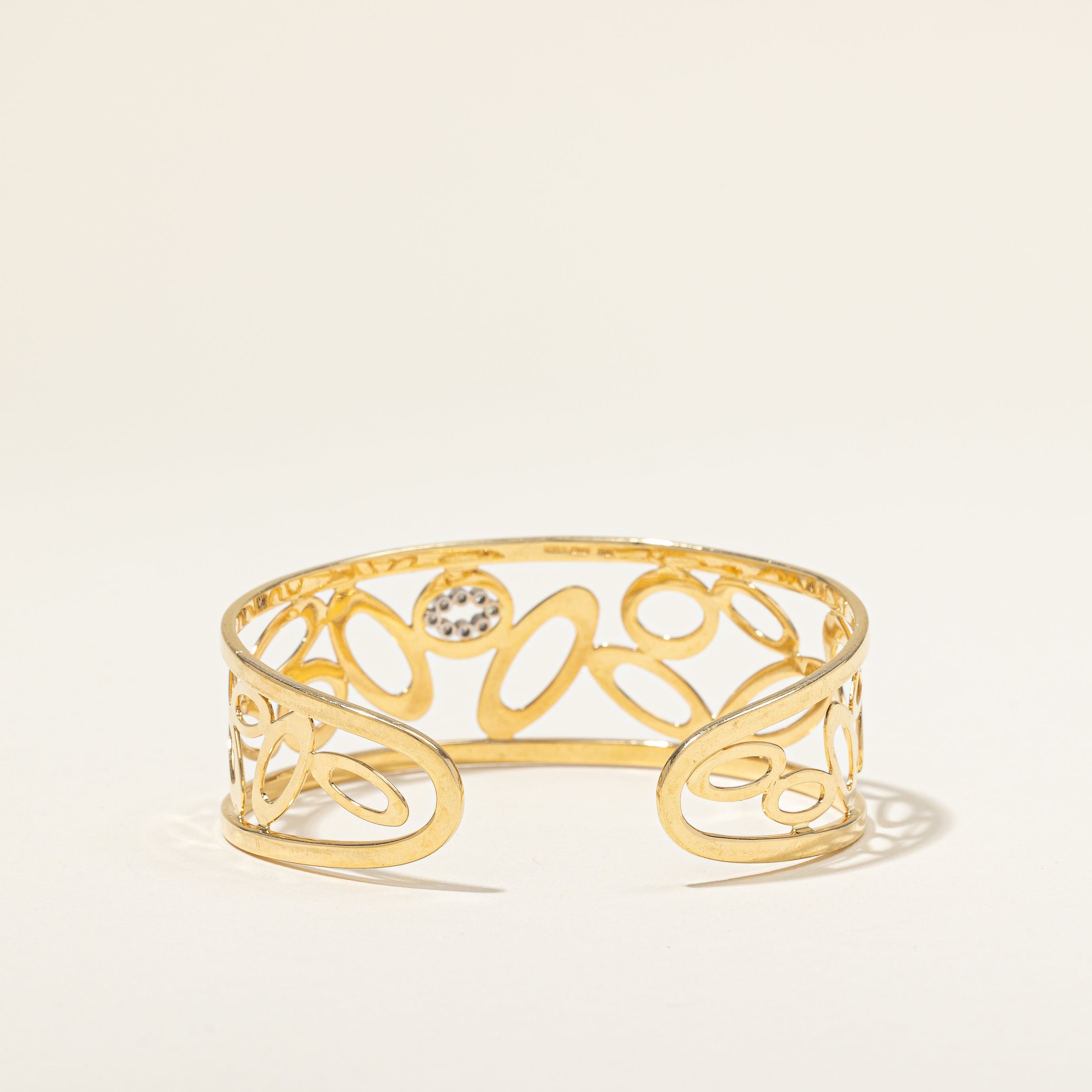 Diamond Open Bangle | 0.025ctw | 6" |