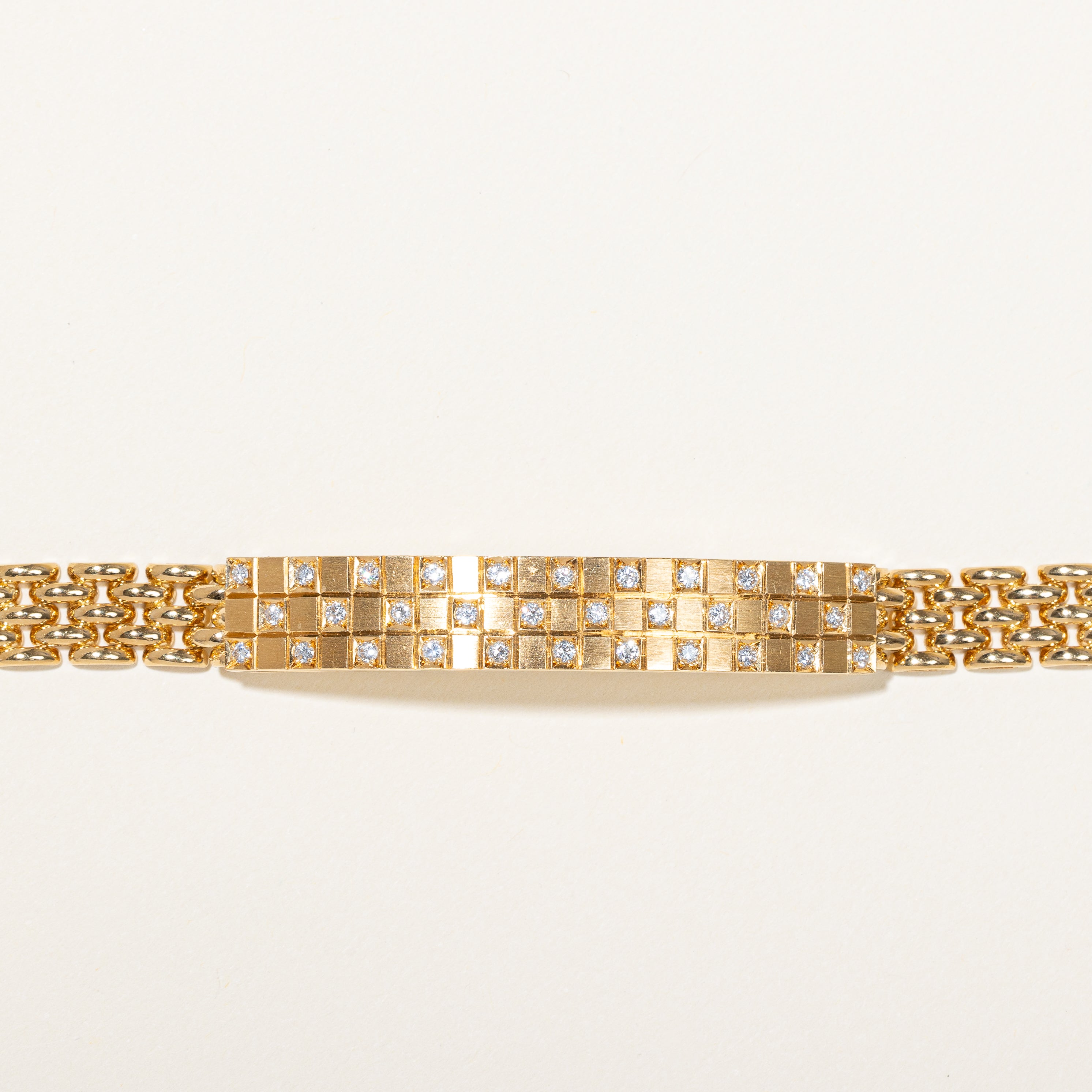 Diamond Flush Set Bracelet | 0.64ctw | 7" |