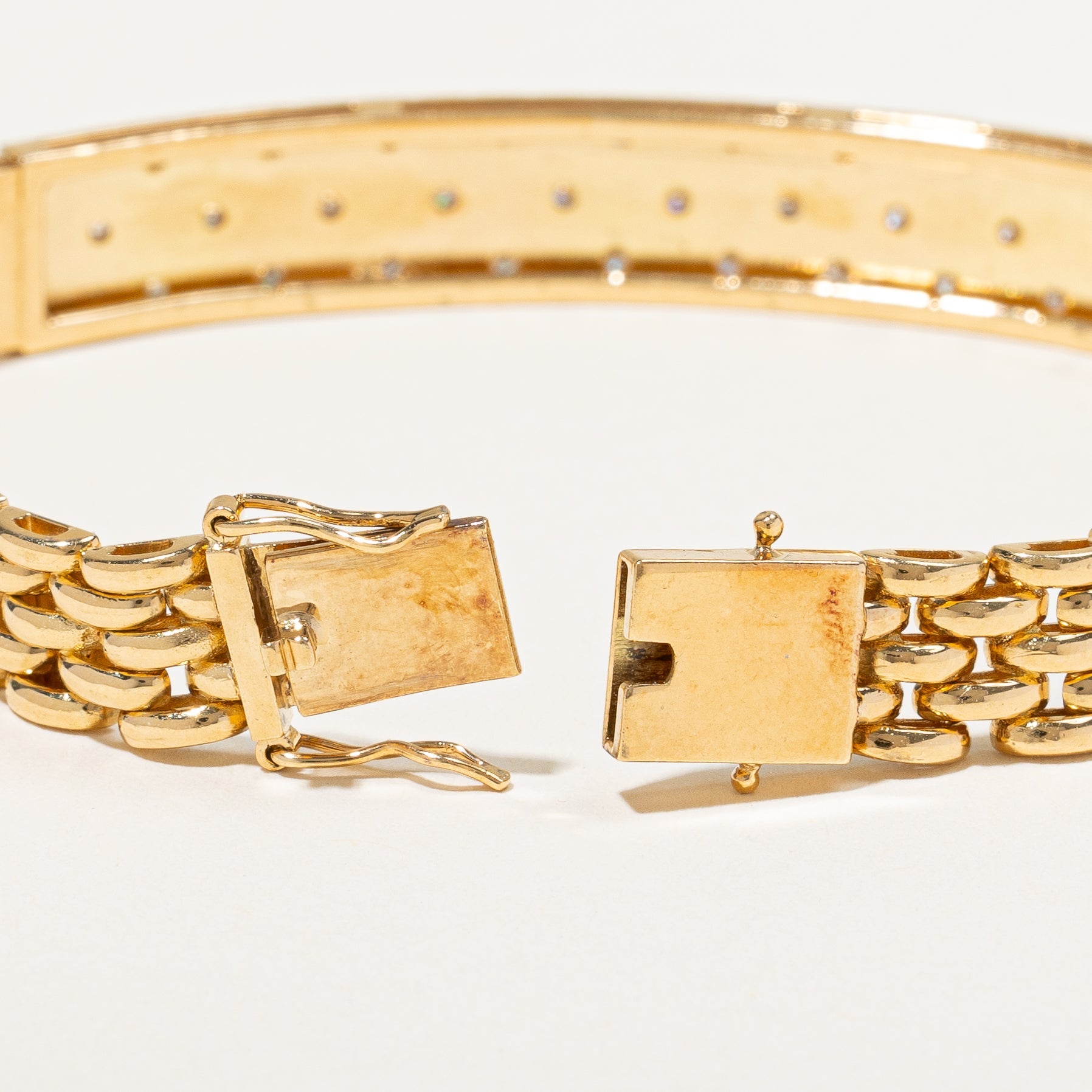Diamond Flush Set Bracelet | 0.64ctw | 7" |