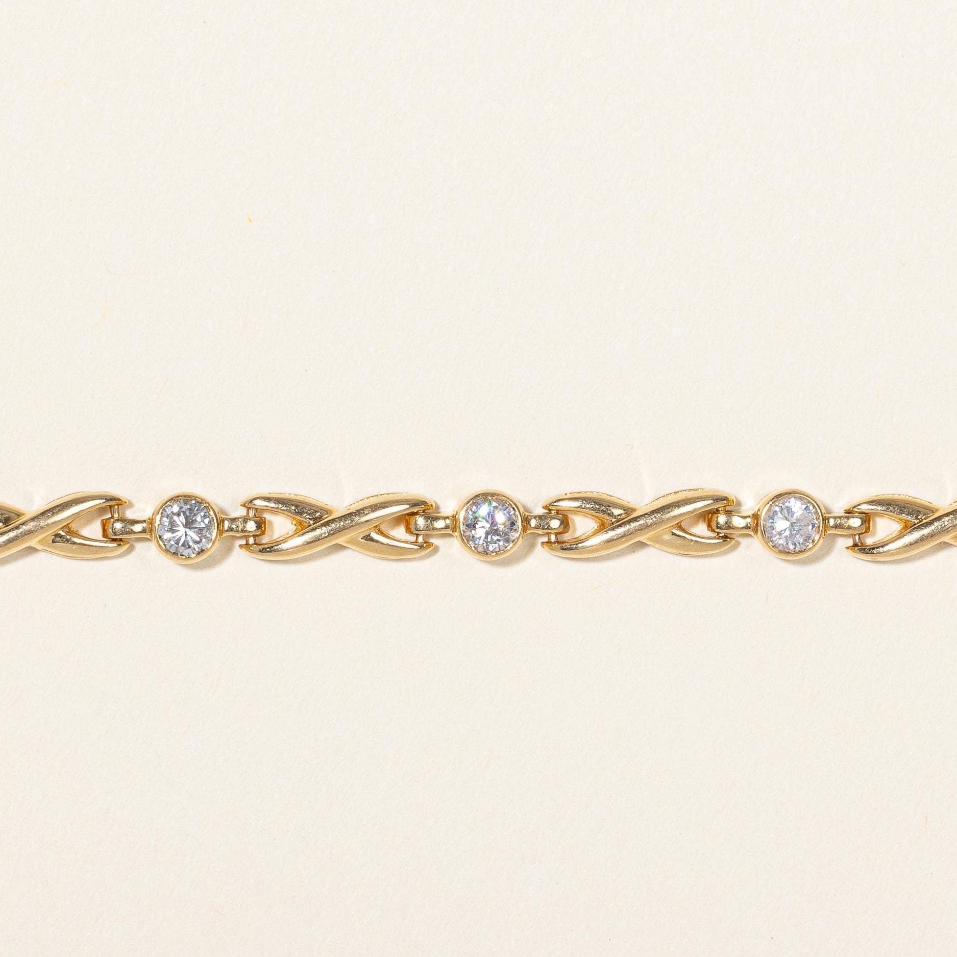 Bezel Set Diamond Bracelet | 1.65ctw | 8" |
