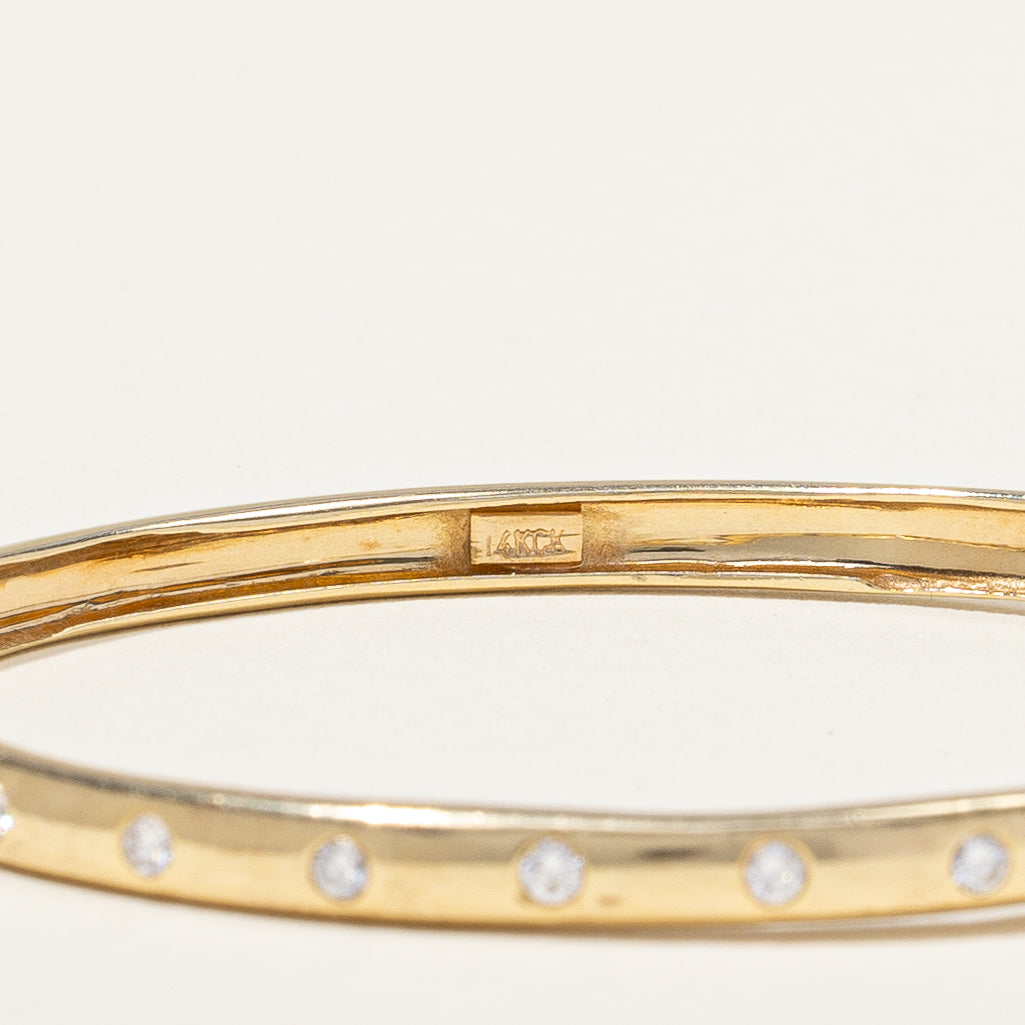 Flush Set Diamond Bracelet | 0.30ctw | 7" |