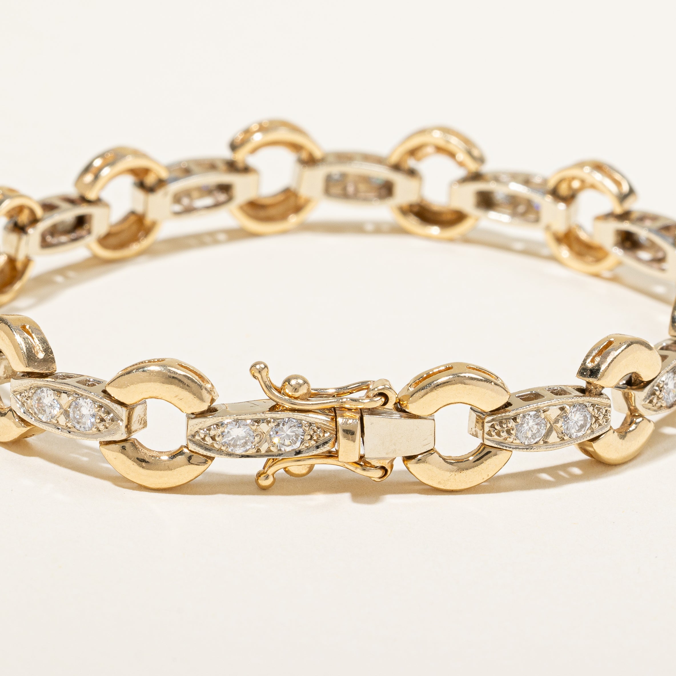 Flush Set Diamond Bracelet | 1.44ctw | 7.25" |