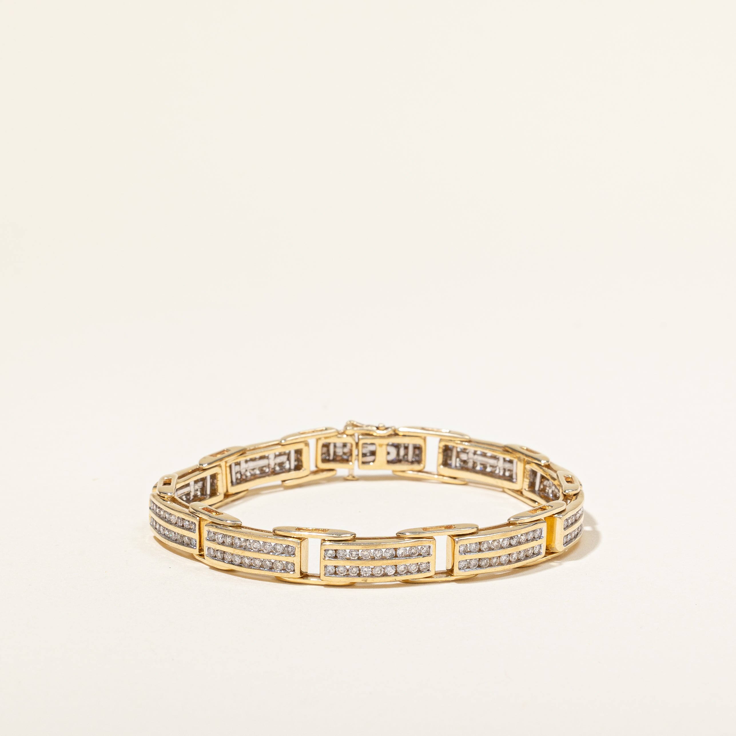 Channel Set Diamond Bracelet | 2.70ctw | 7.5" |