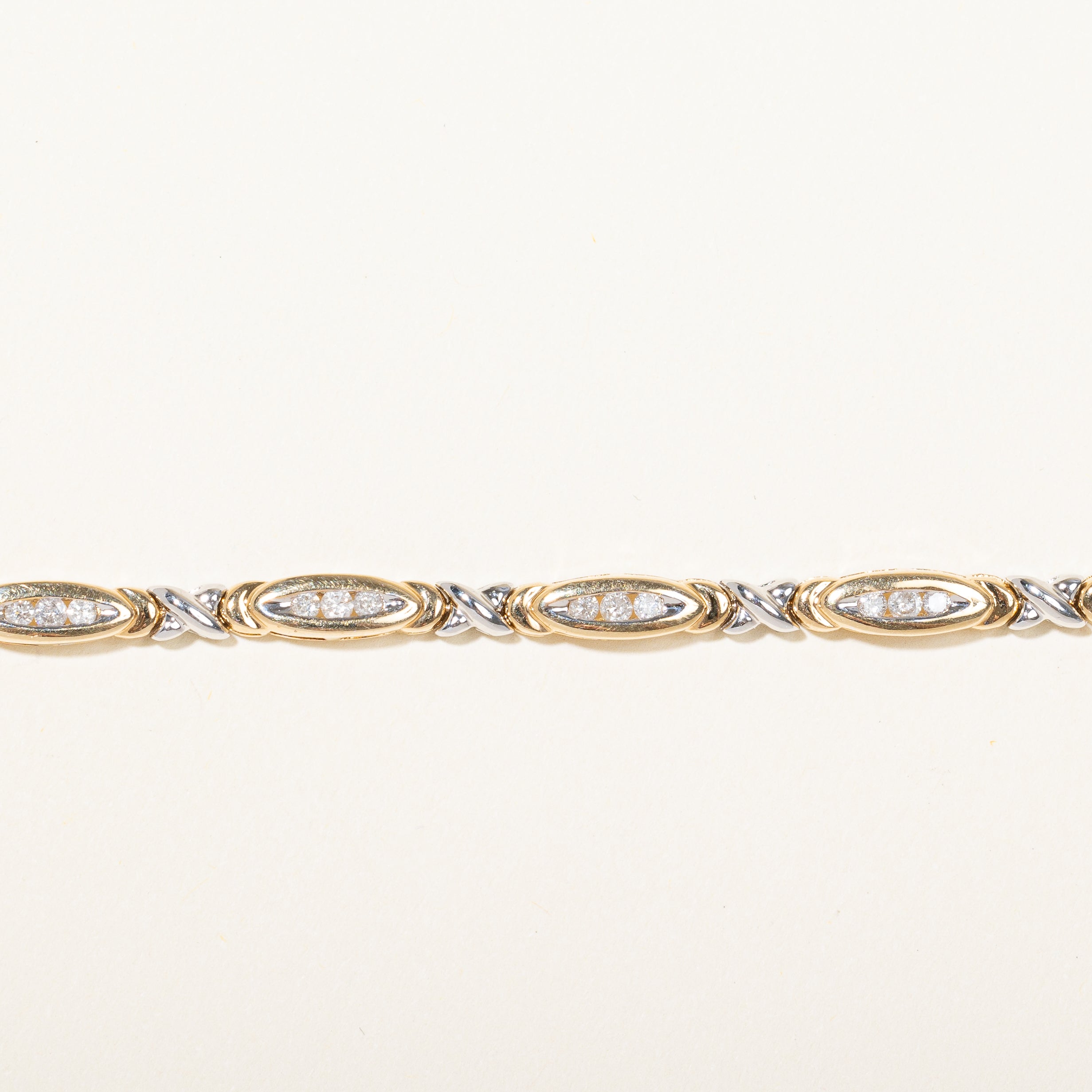 Channel Set Diamond Bracelet | 0.80ctw | 7" |