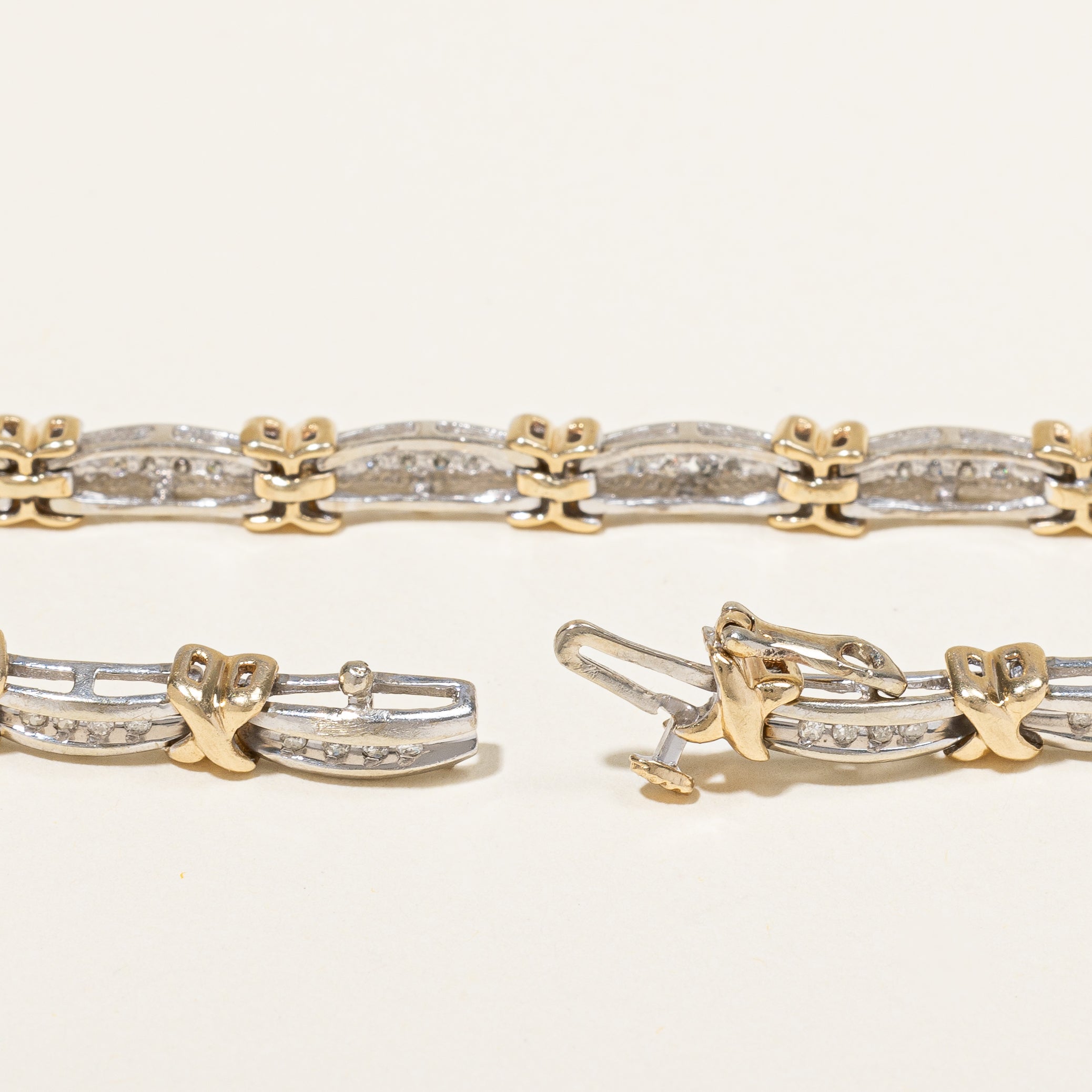 Channel Set Diamond Bracelet | 0.18ctw | 7.25" |