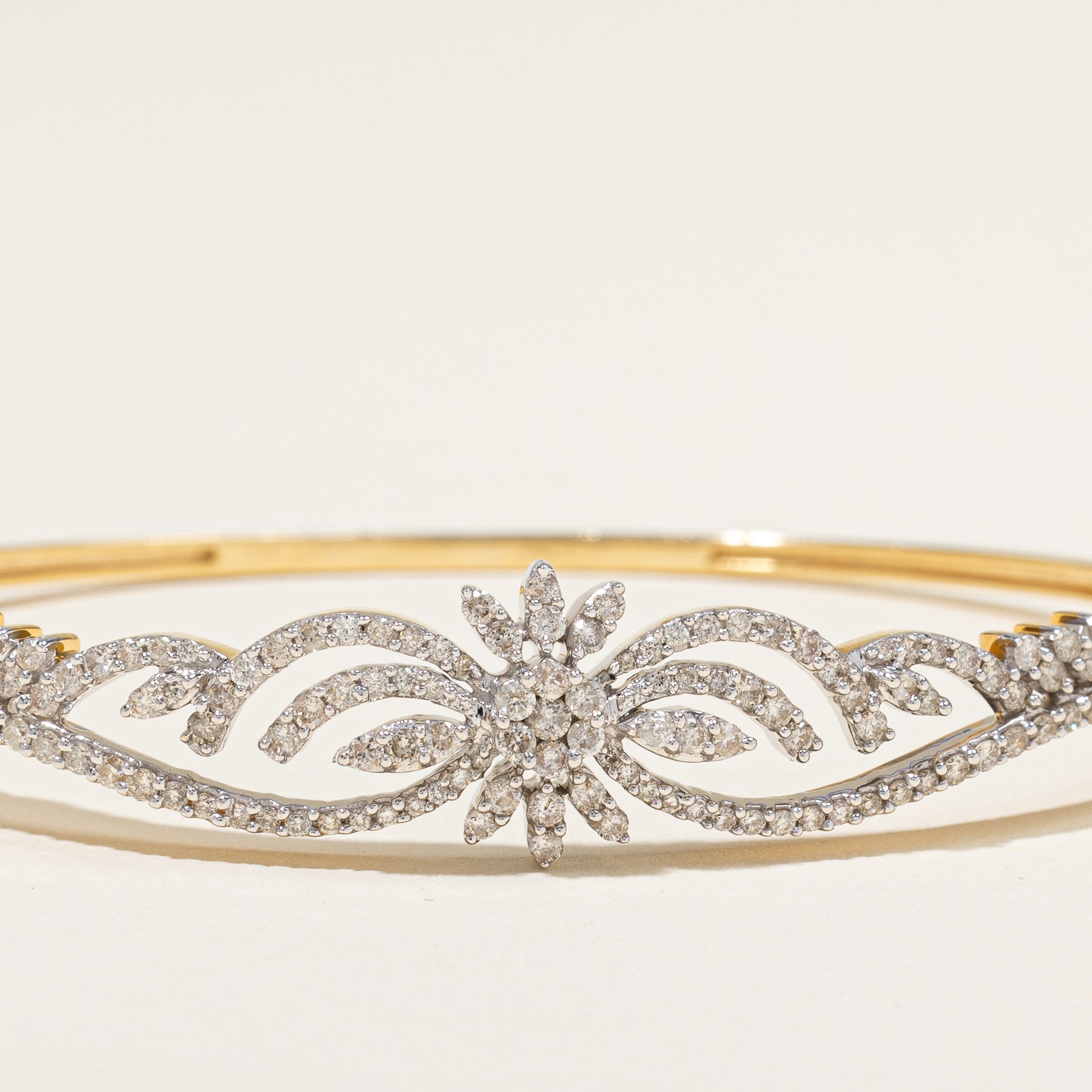 Cluster Set Diamond Bracelet | 1.14ctw | 7" |