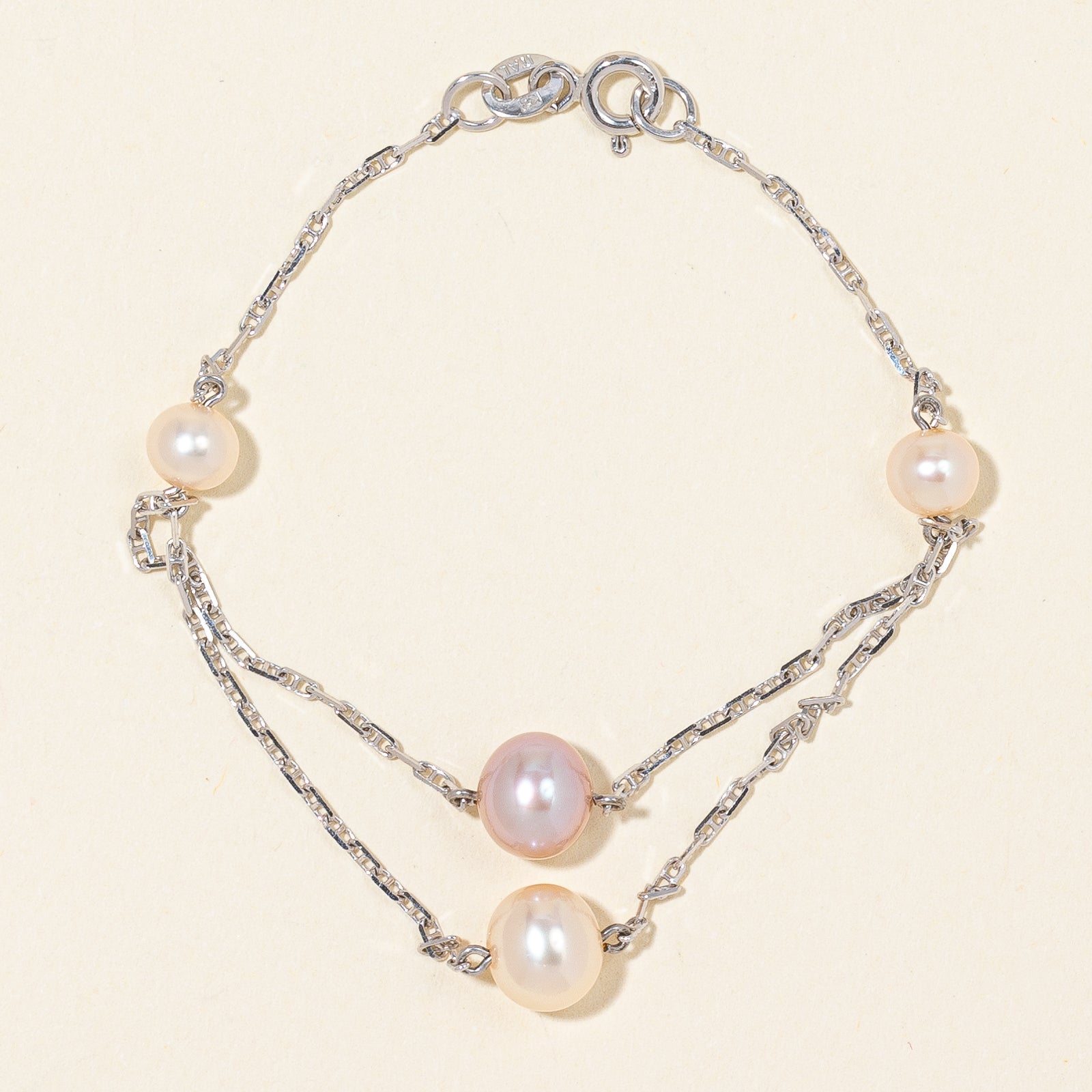 Pearl Two Tier Bracelet | 6.5" |
