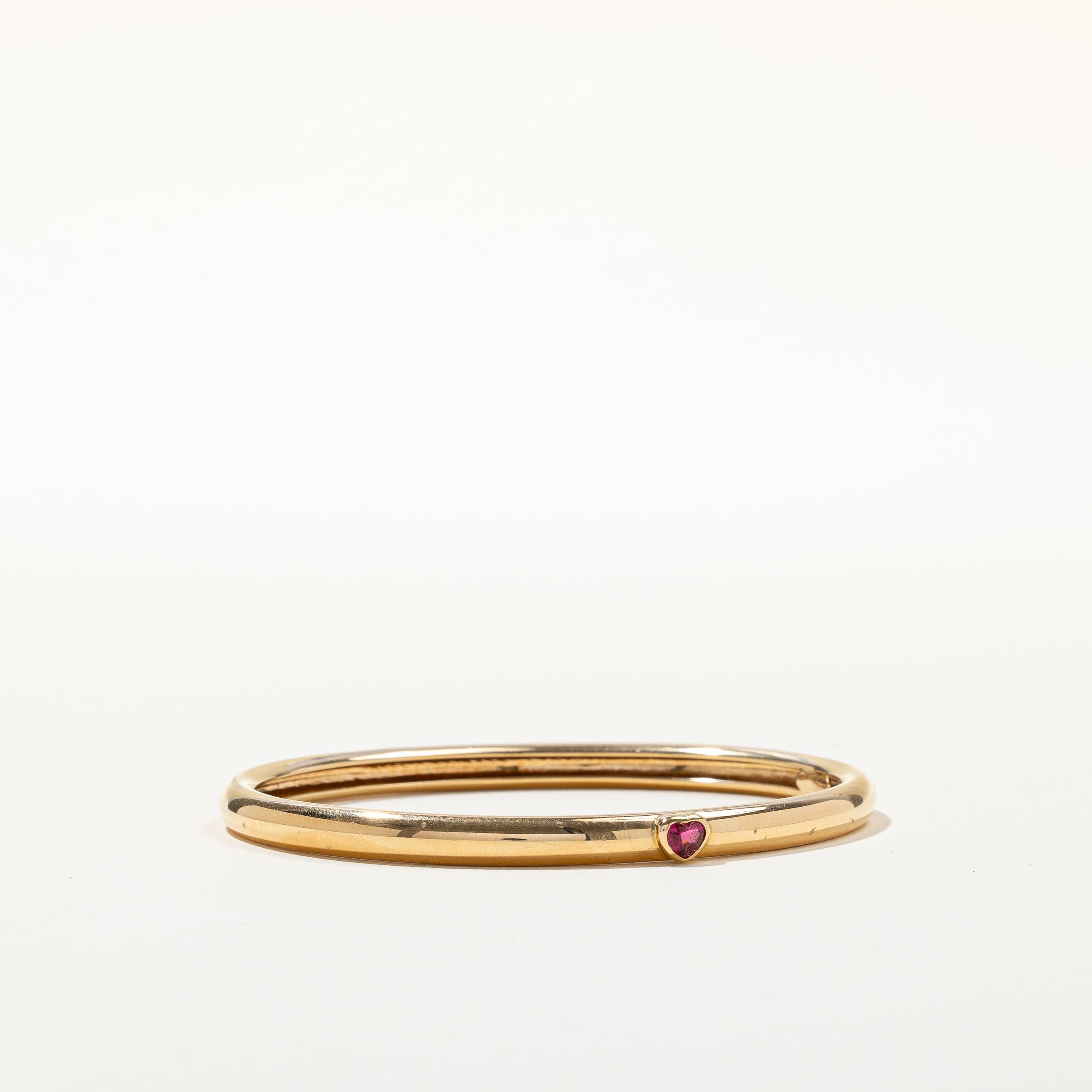 Bracelet jonc vintage en tourmaline « Tiffany & Co » 1993 | 0,15 ct | 8" |