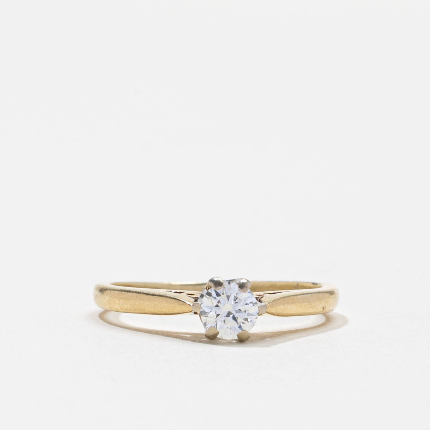 Six Prong Solitaire Diamond Ring | 0.25ct | SZ 4.75