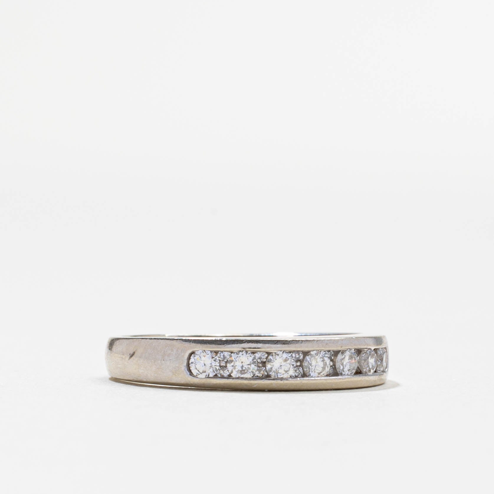 Seven Stone Channel Set Diamond Band | 0.41ctw | SZ 7.5