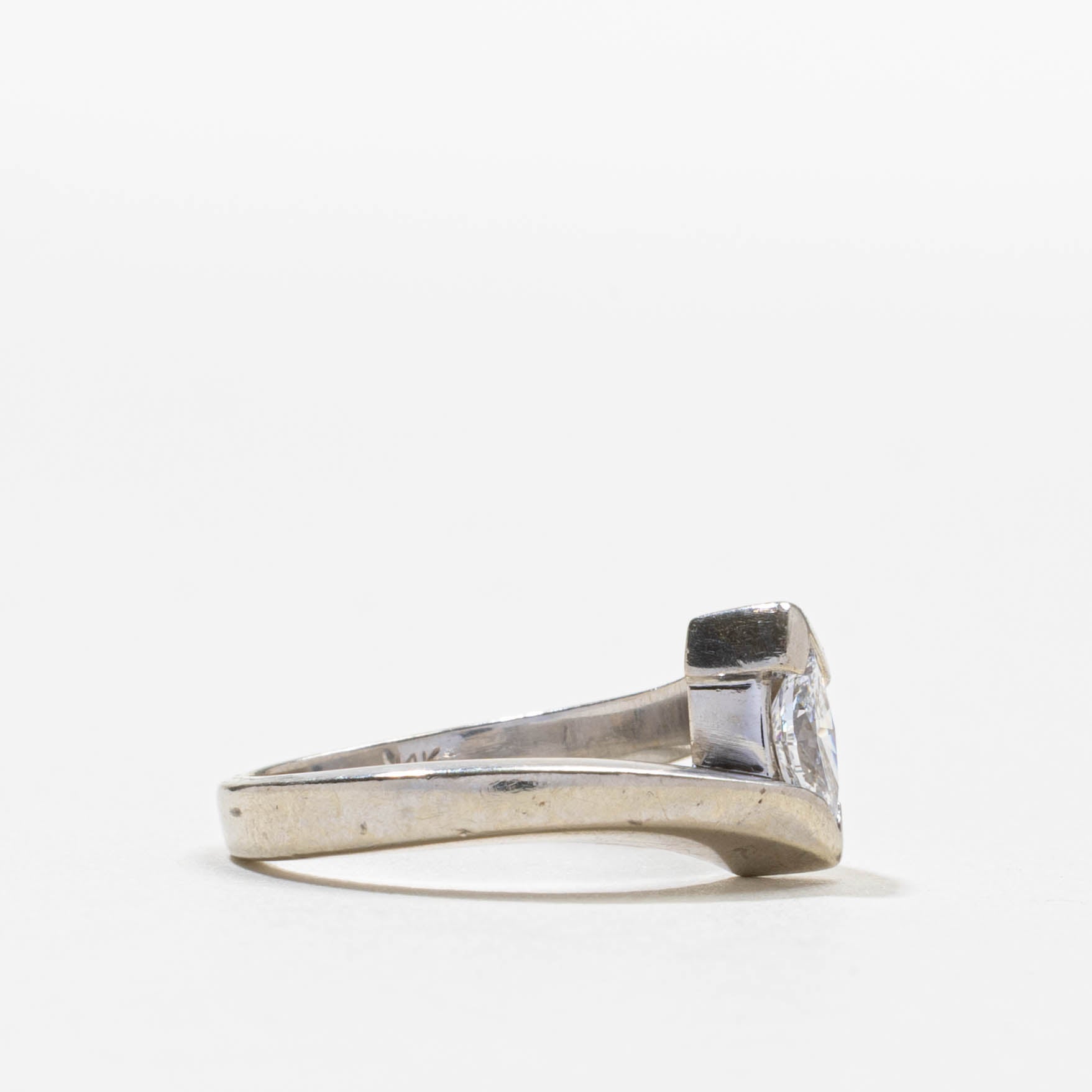 Bague sertie de diamants taille marquise | Taille 6,5