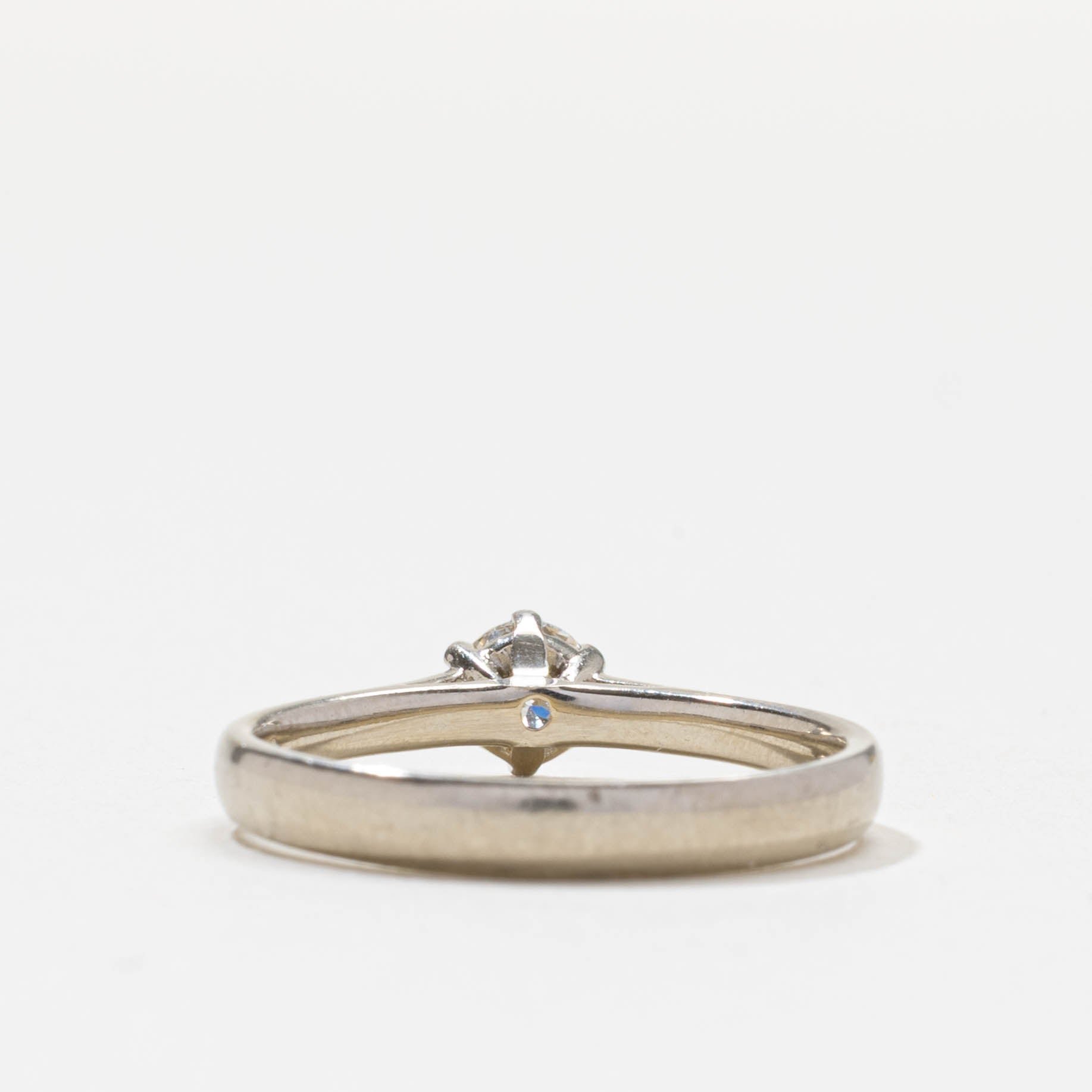 Six Prong Solitaire Round Brilliant Diamond Ring | 0.3ct SI2 H/I | SZ 6.5