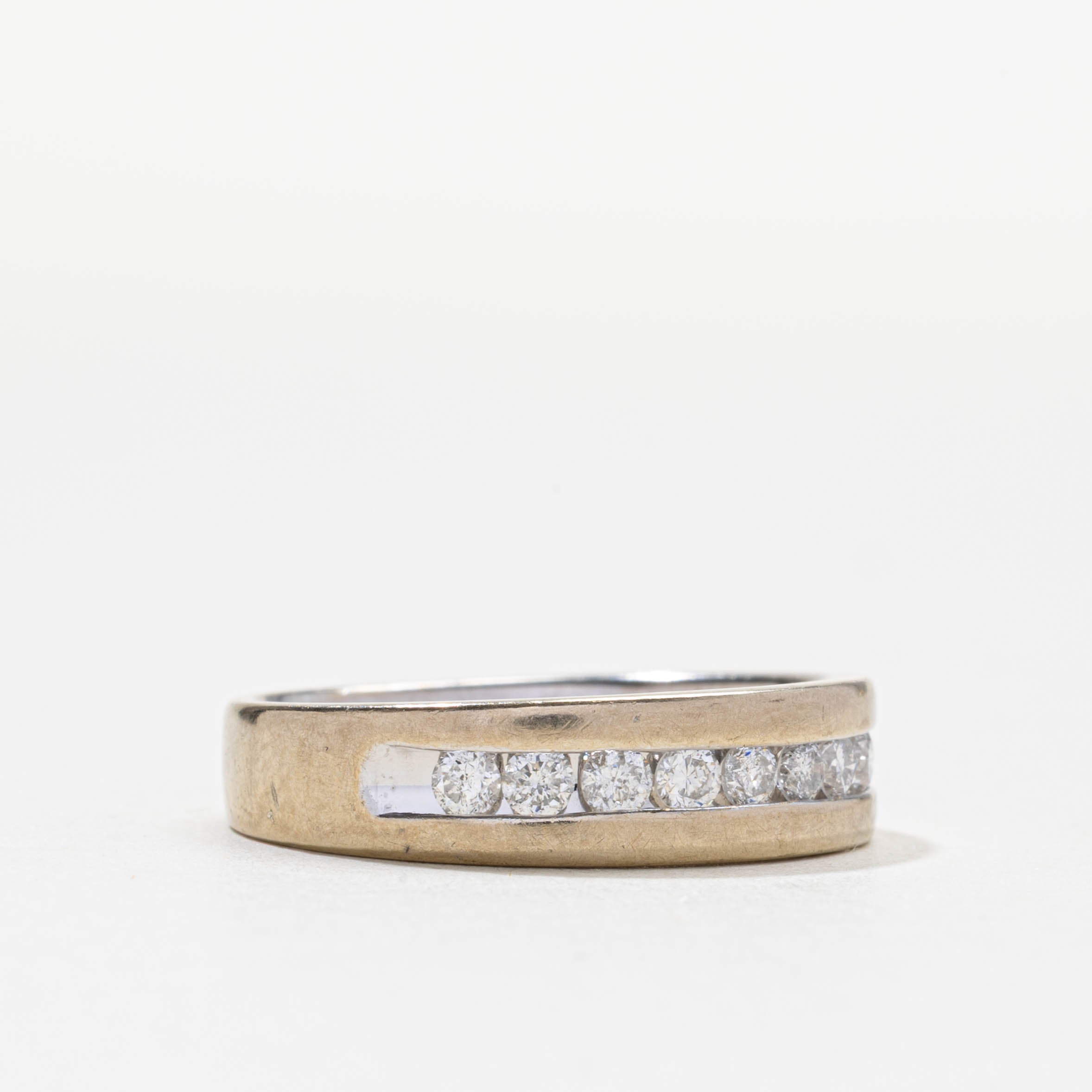 Semi Eternity Channel Set Diamond Band | 0.5ctw | 5.50mm | SZ 8.0