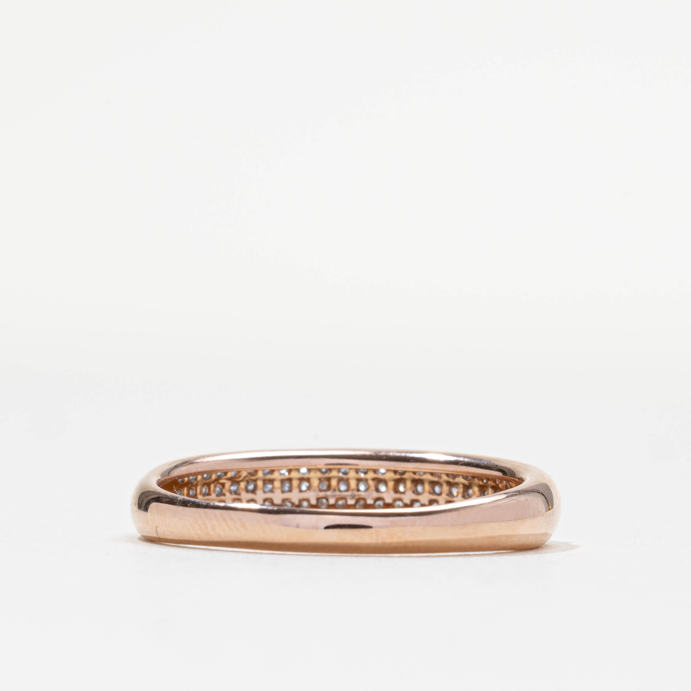 Bague pavée de diamants | 0,25 ct | Taille 8,75