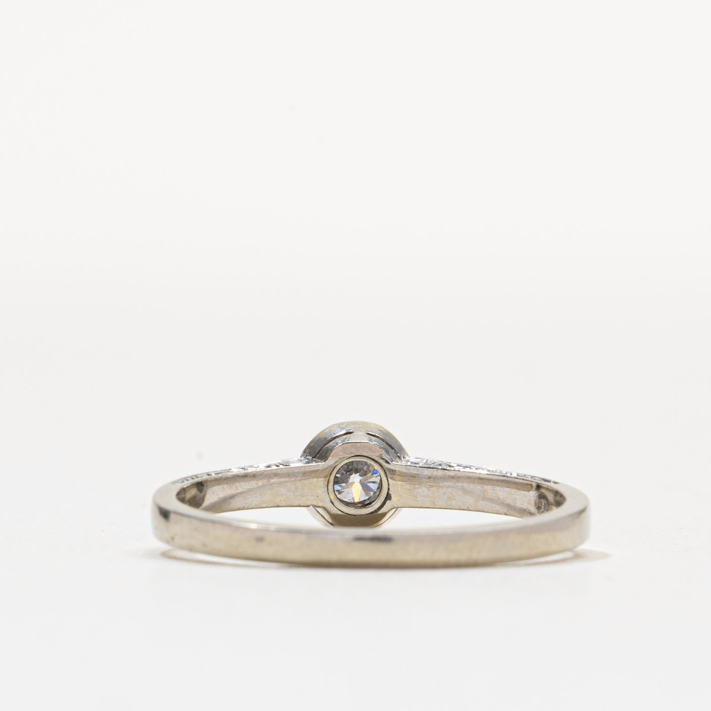 Old European Cut Bezel Set Diamond Ring | 0.11ct | SZ 7.0
