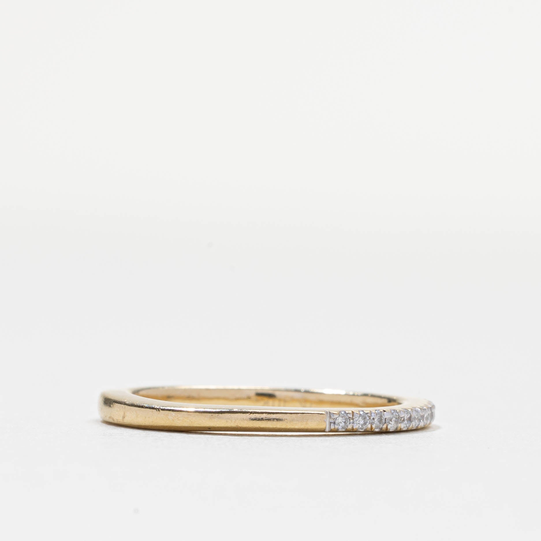 Semi Eternity Pavé Set Diamond Band | 0.1ctw | 1.50mm | SZ 4.5