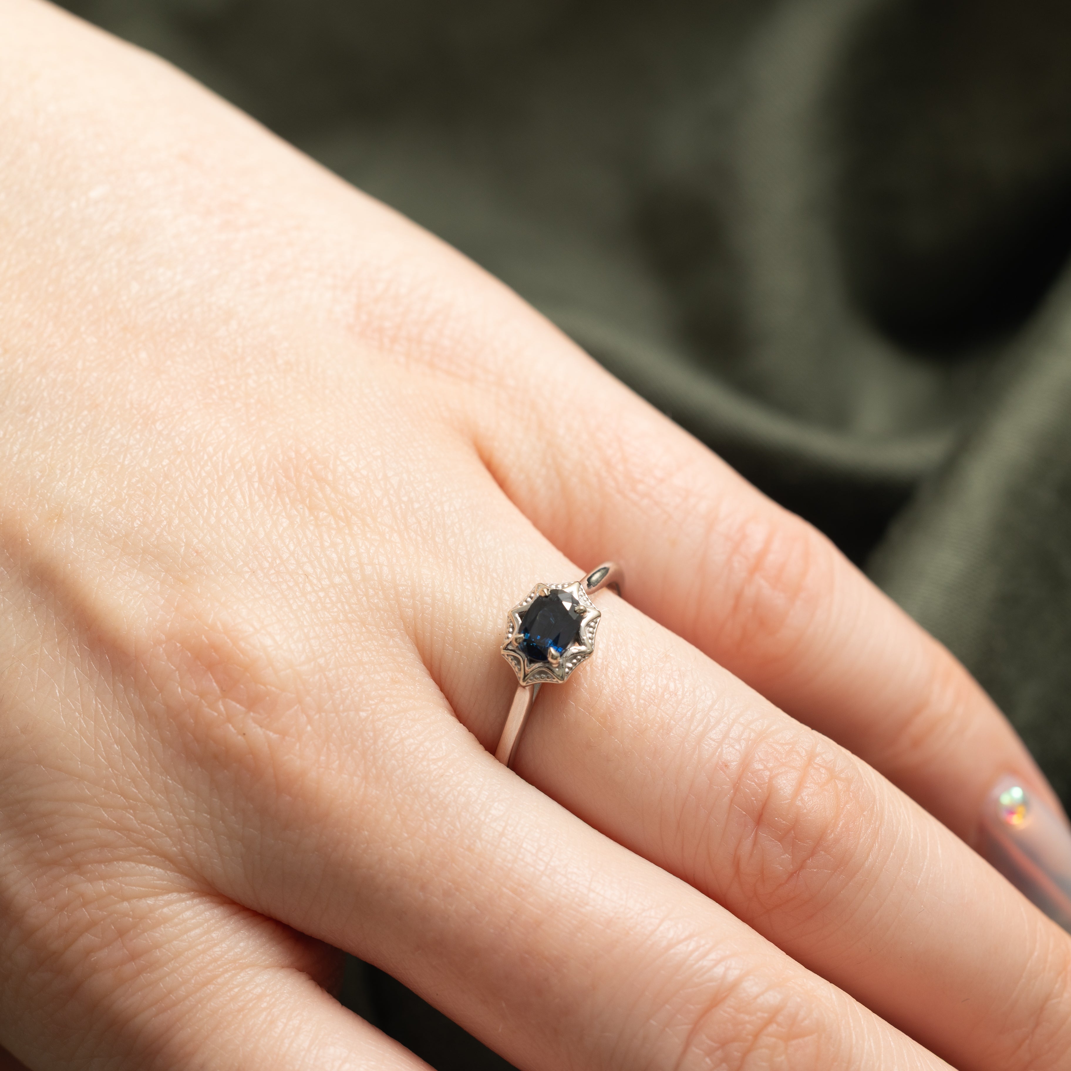 '100 Ways' 10k East West Sappire Ring | 0.62ct | SZ 7.25