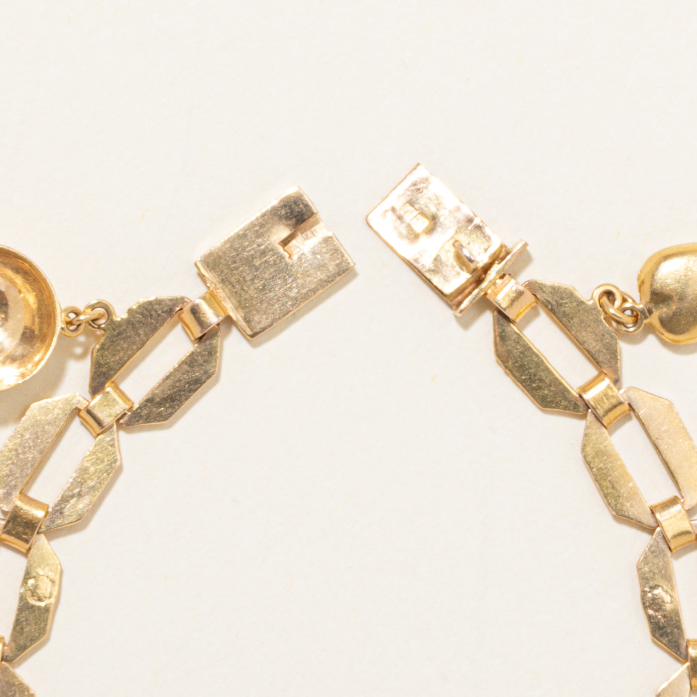 Bracelet à breloques en or jaune 18 carats | 18 cm