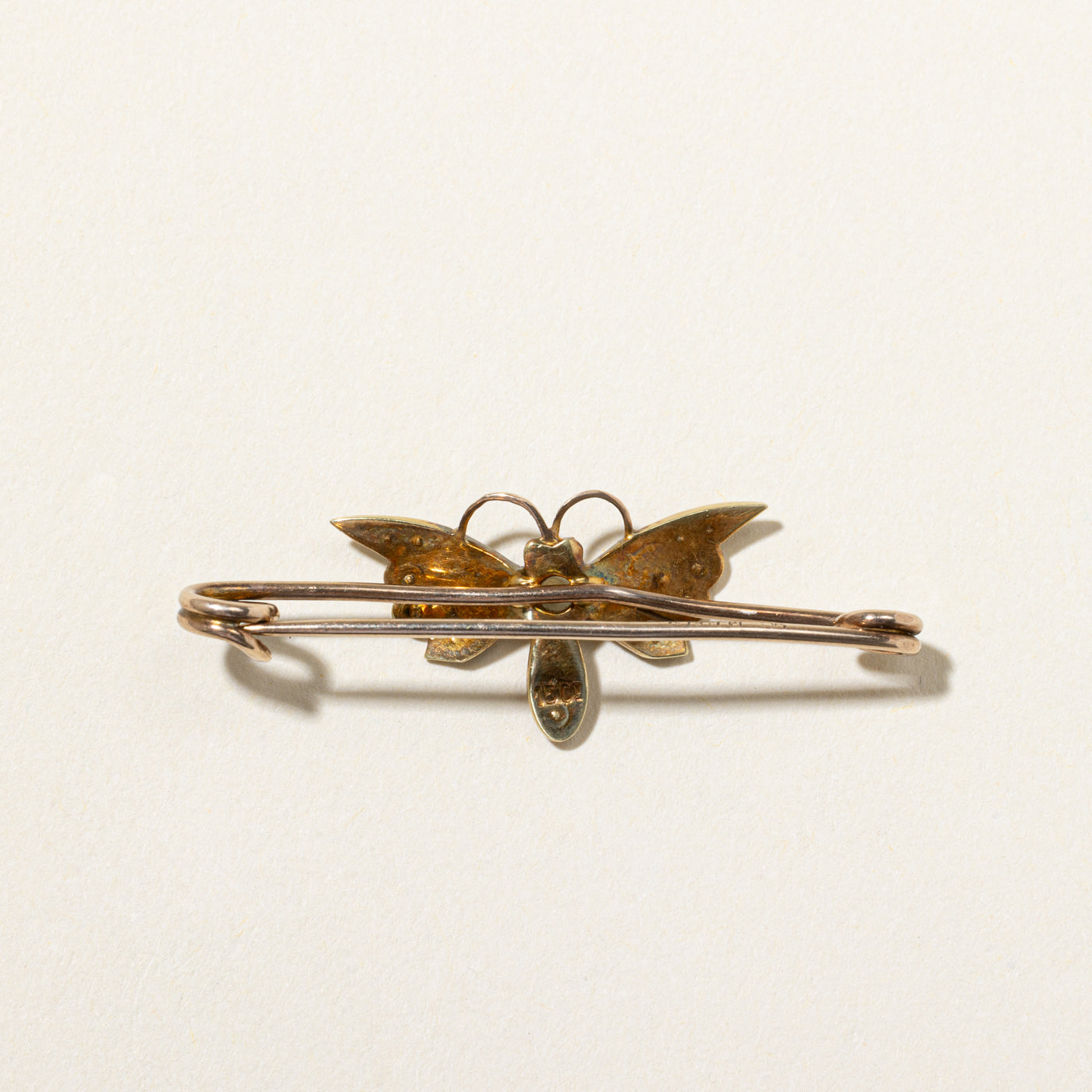 Victorian Seed Pearl Dragonfly Pin