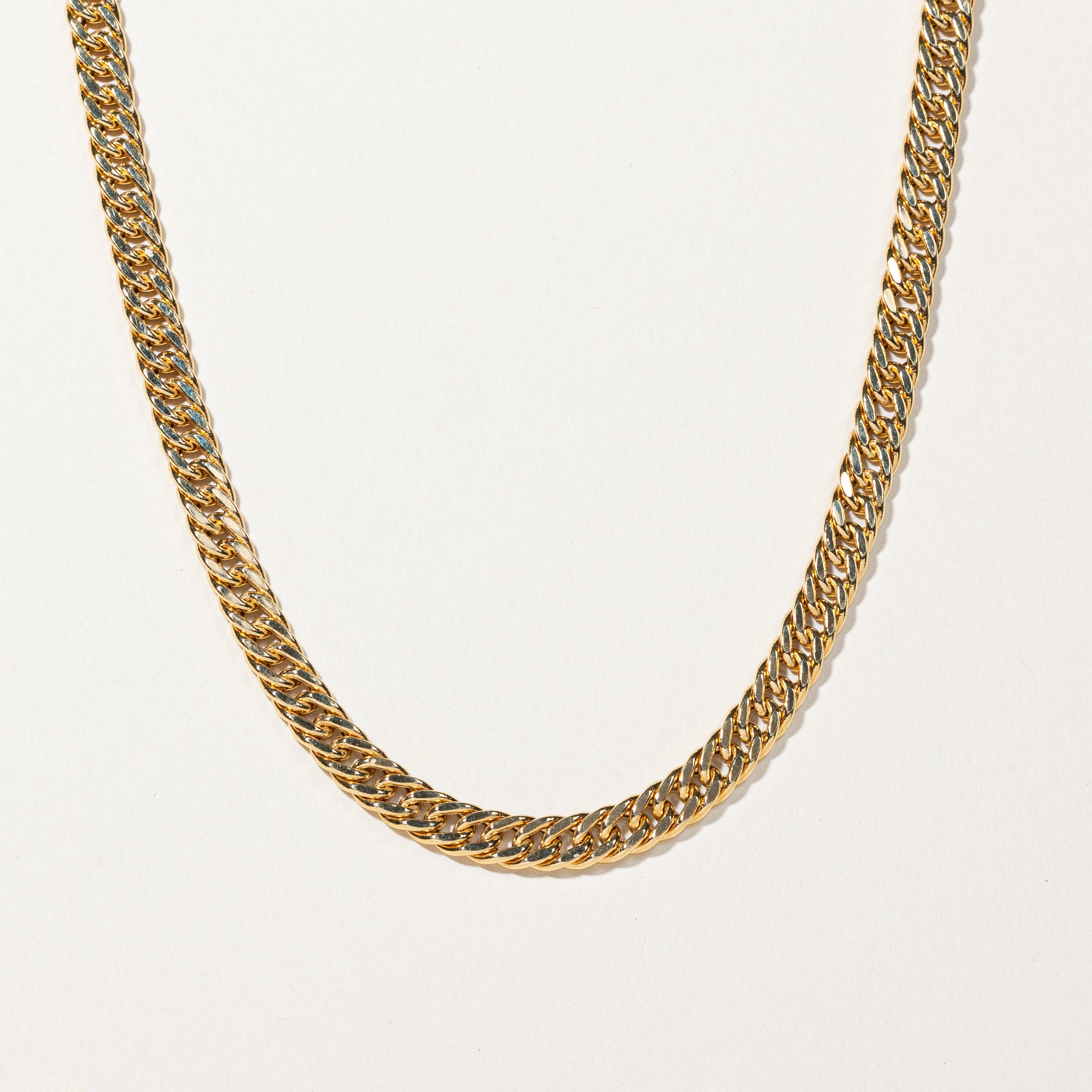 18k Yellow Gold Cuban Link Chain | 25"