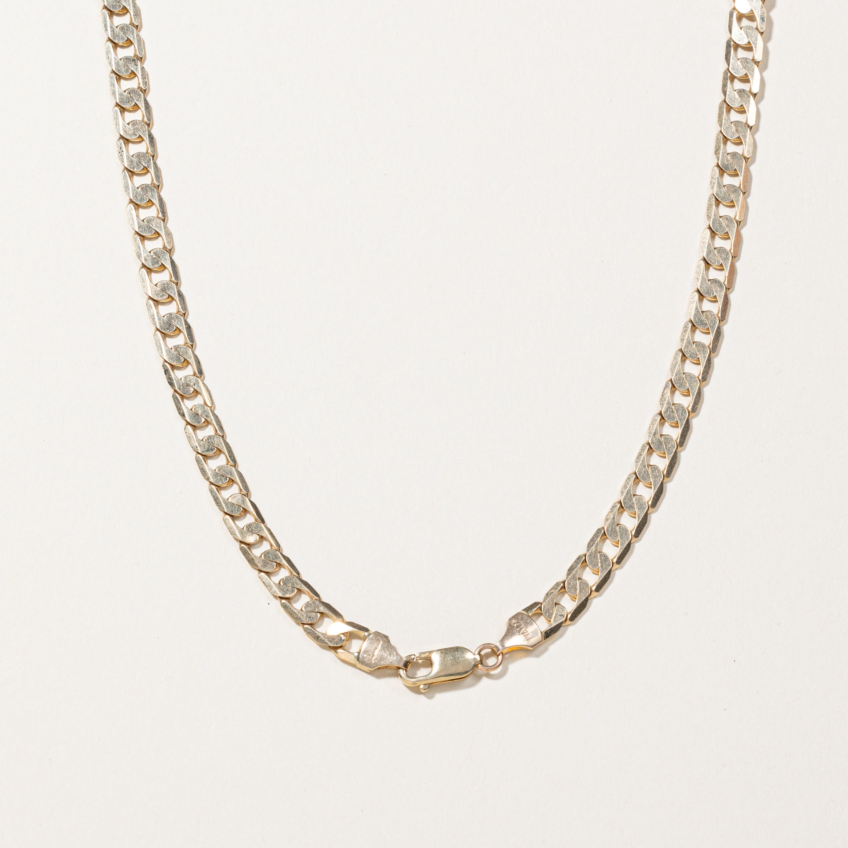 Italian 10k Yellow Gold Cuban Link Chain | 24"
