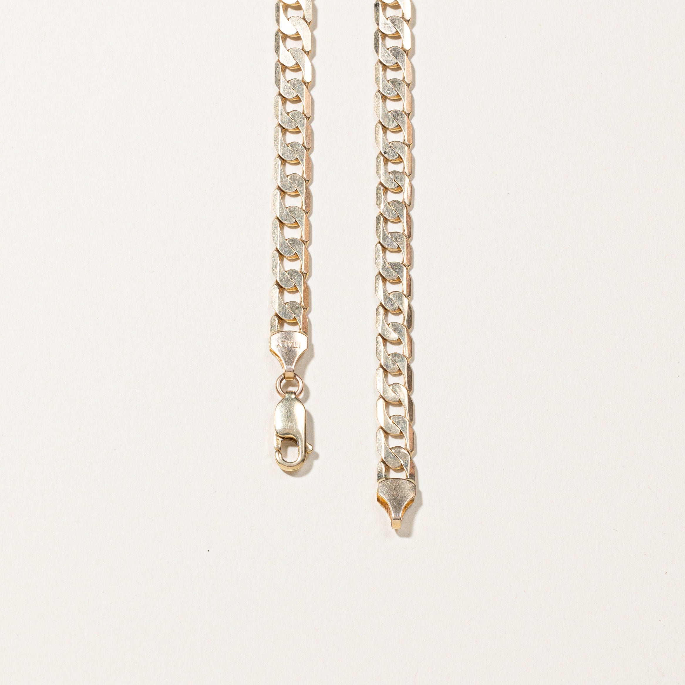 Italian 10k Yellow Gold Cuban Link Chain | 24"