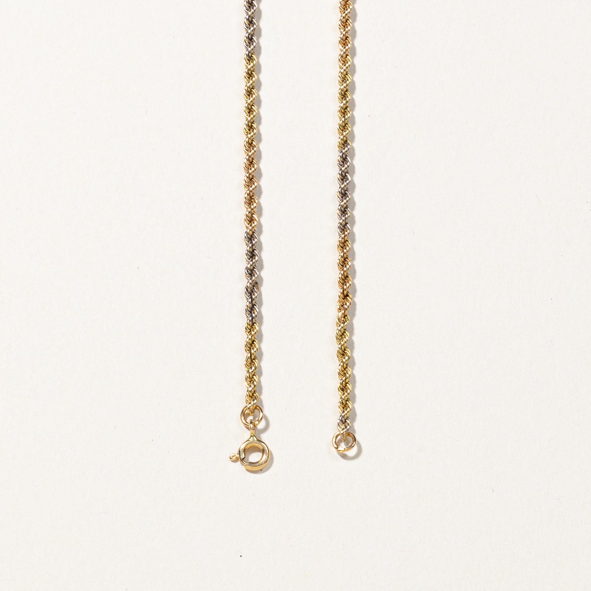 18k Yellow Gold Rope Chain | 22"
