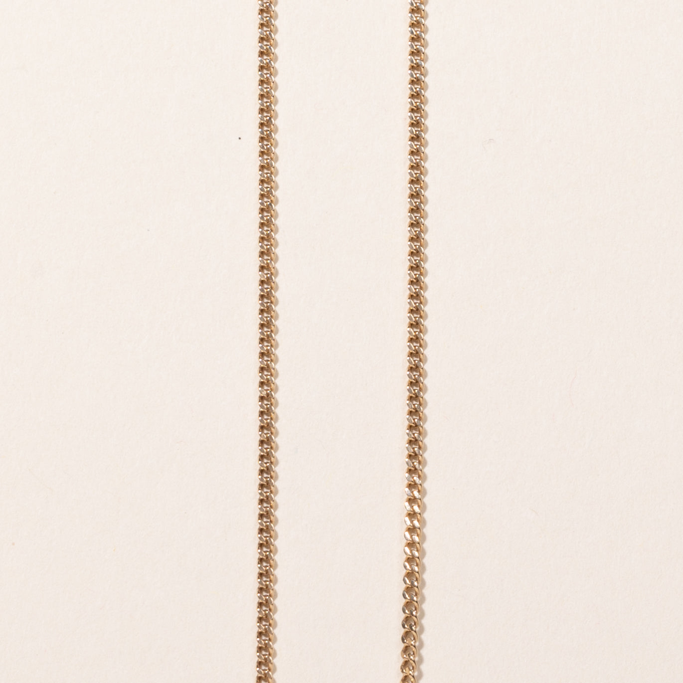 10k Yellow Gold Curb Link Chain | 24"